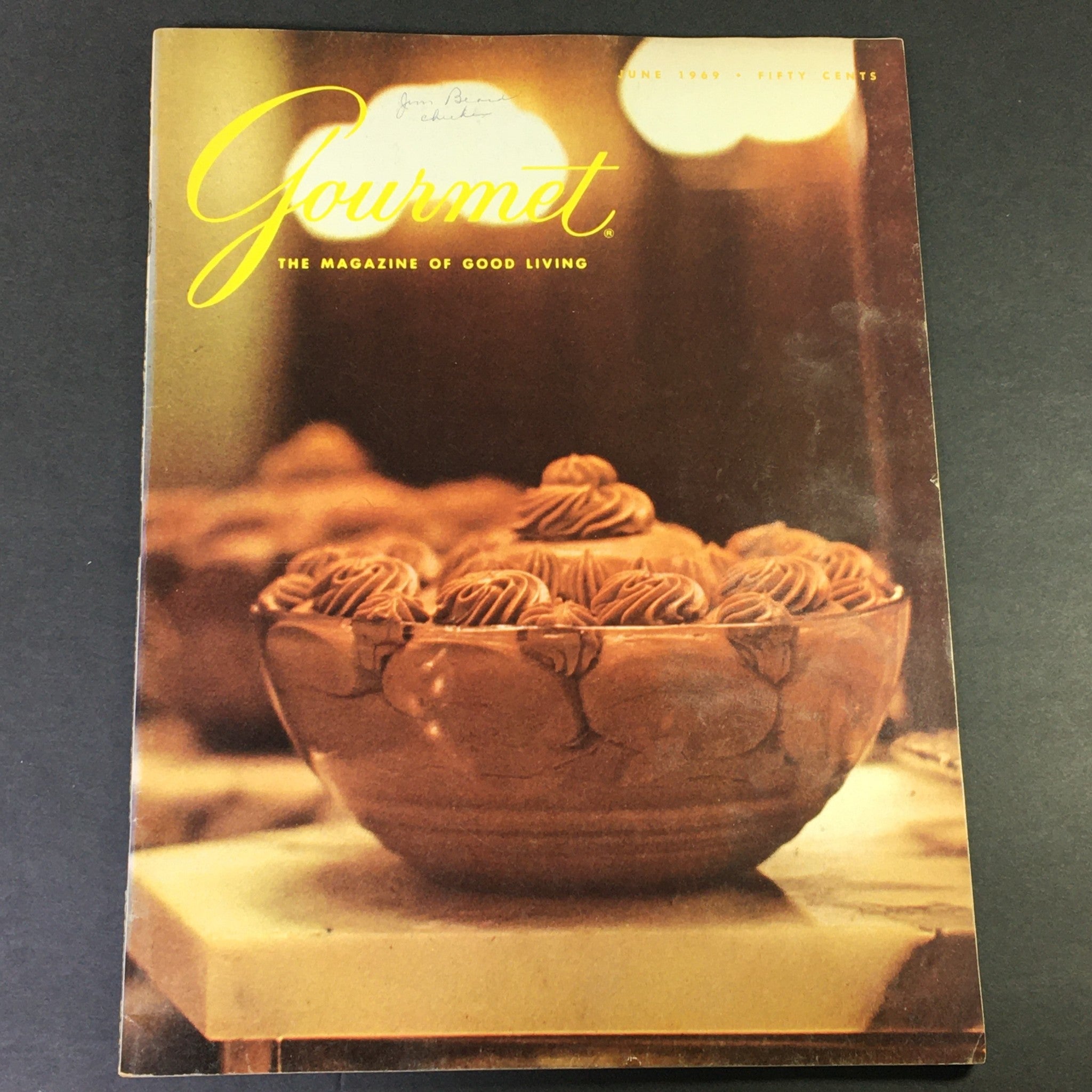 VTG Gourmet The Magazine of Good Living June 1969 - The Silver Punch Bowl