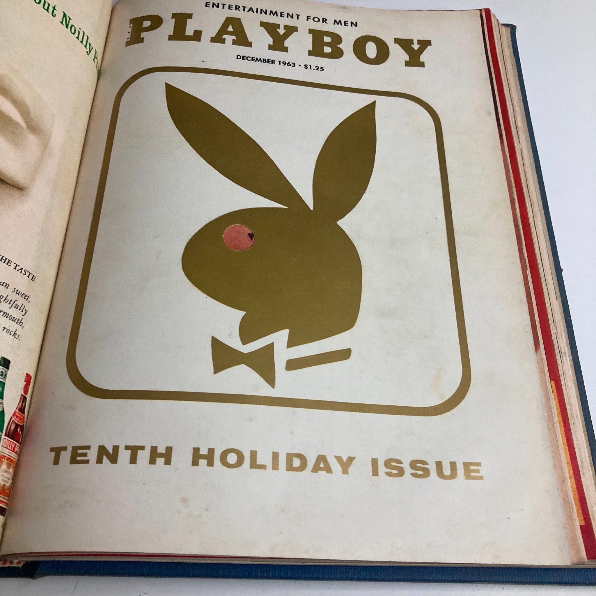 Complete 1963 Original Playboy Magazine January - December Bound