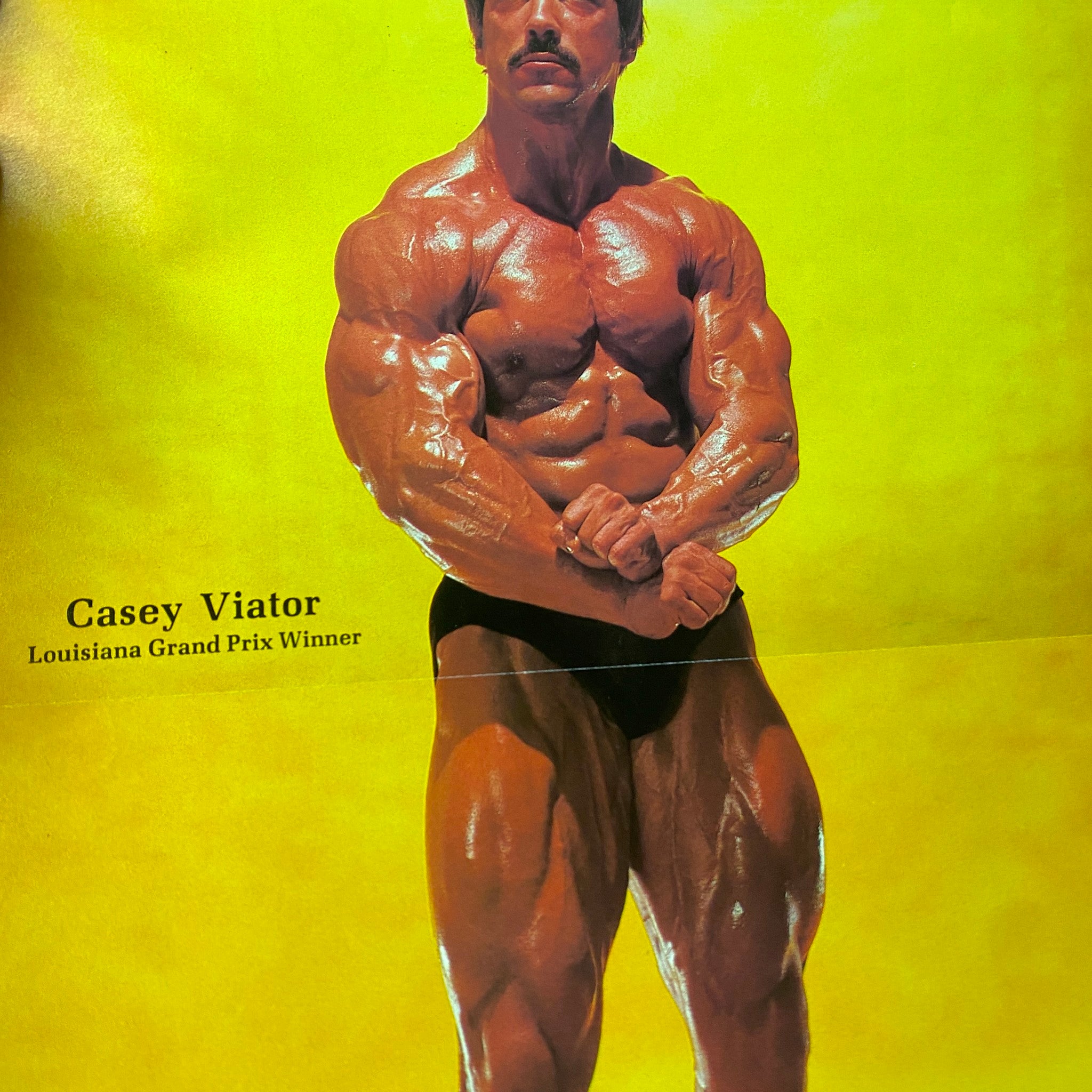 Muscle & Fitness Magazine June 1980 featuring Casey Viator, Louisiana Grand Prix Winner, showcasing muscle definition and physique.