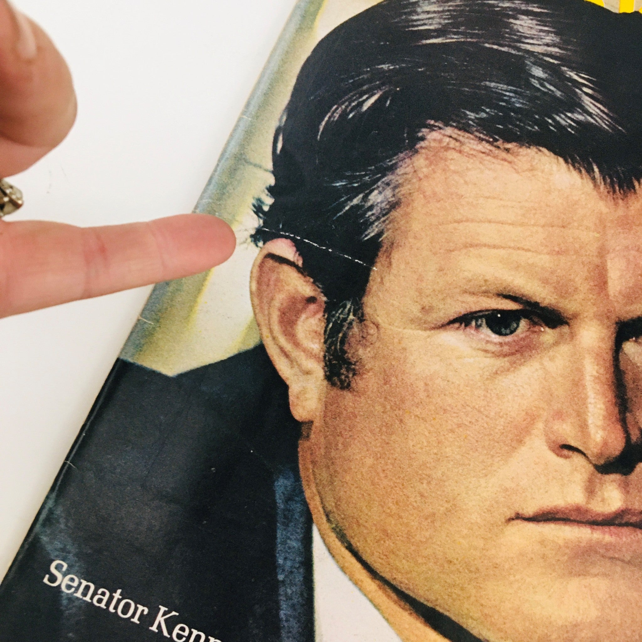 Newsweek Magazine August 4 1969 Senator Ted Kennedy in Should I Resign No Label