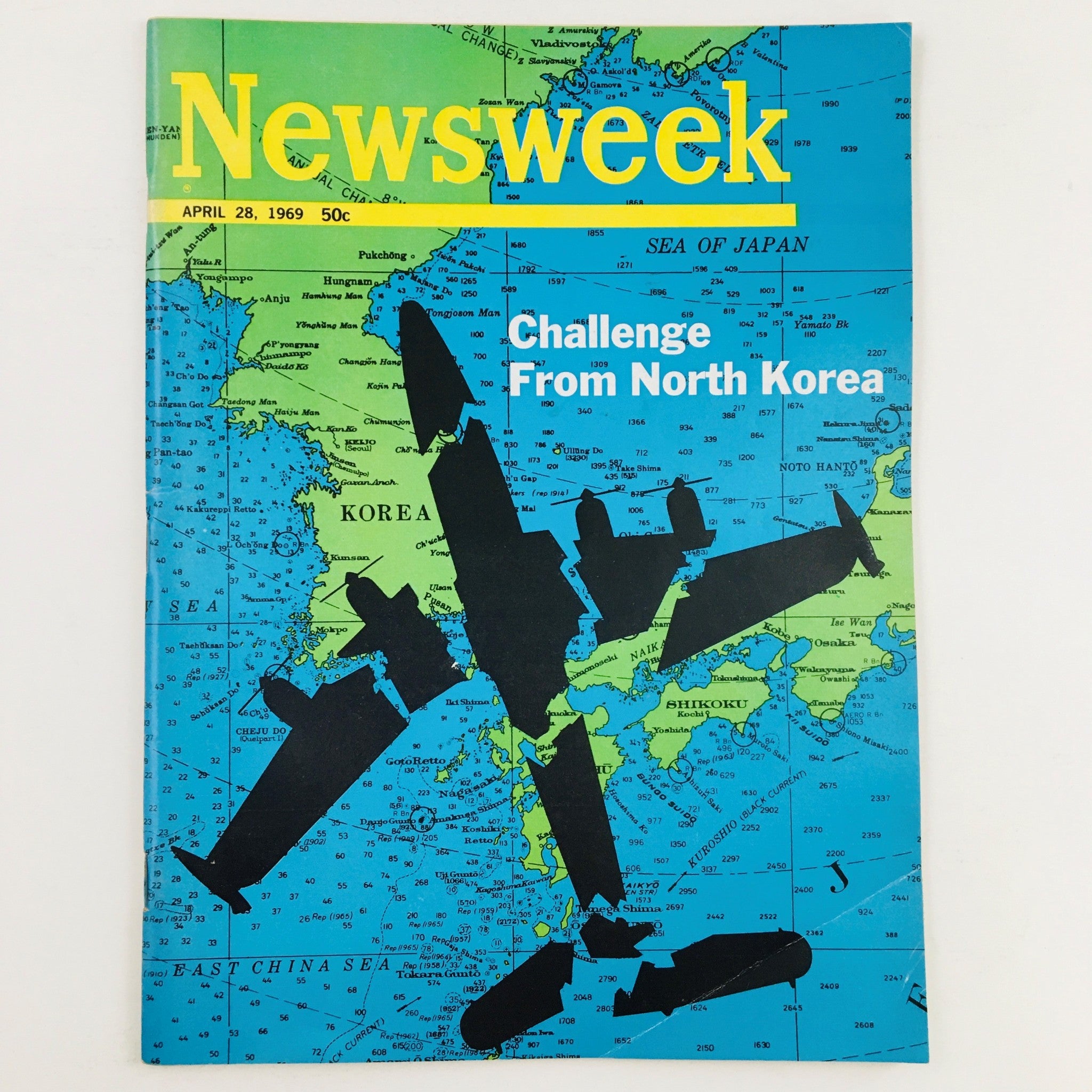 Newsweek Magazine April 28 1969 Challenge From North Korea No Label