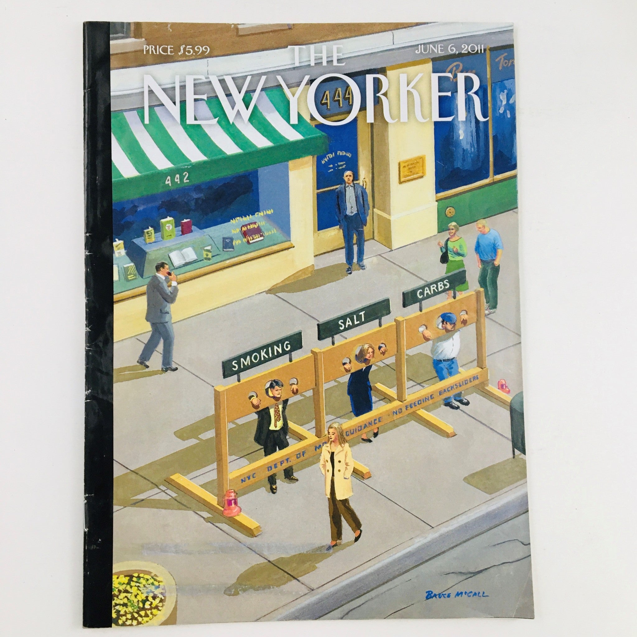 The New Yorker Magazine June 6 2018 Theme Cover Moral Guidance by Bruce McCall