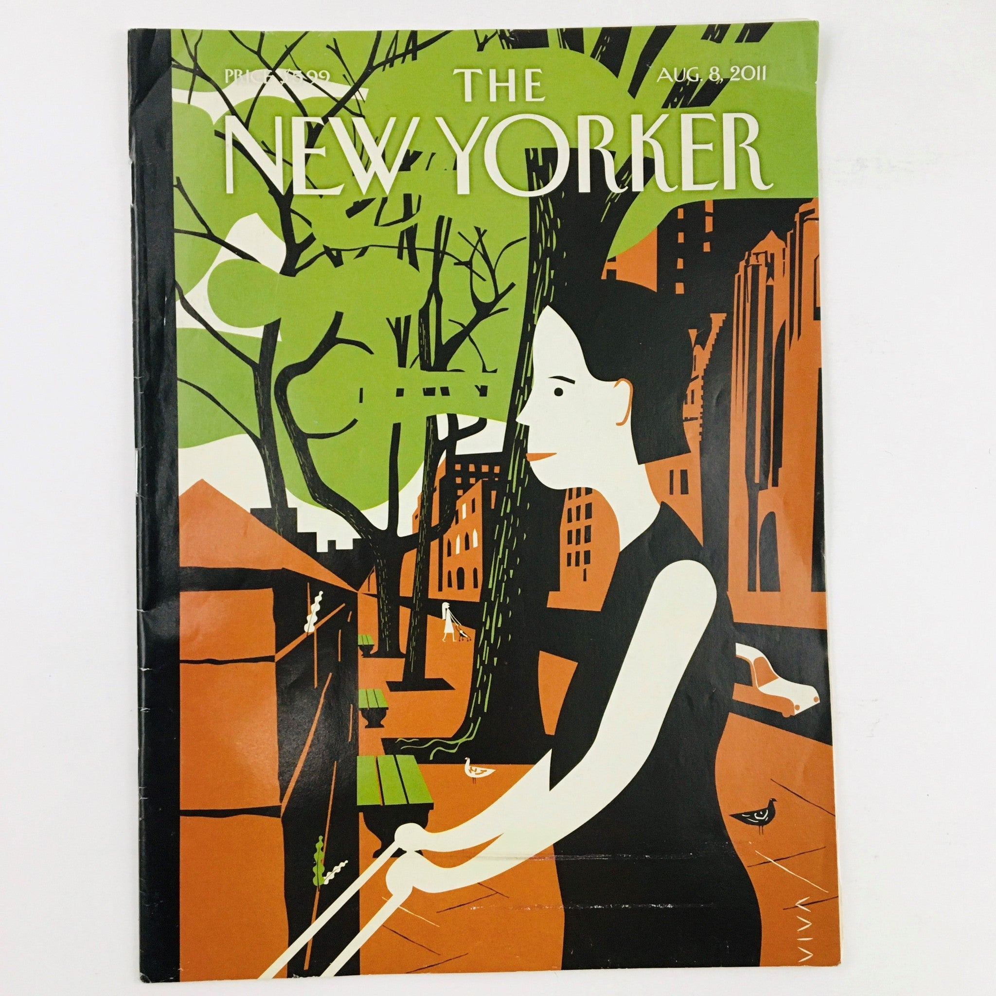 The New Yorker Magazine August 8 2011 Theme Into The Green by Frank Viva