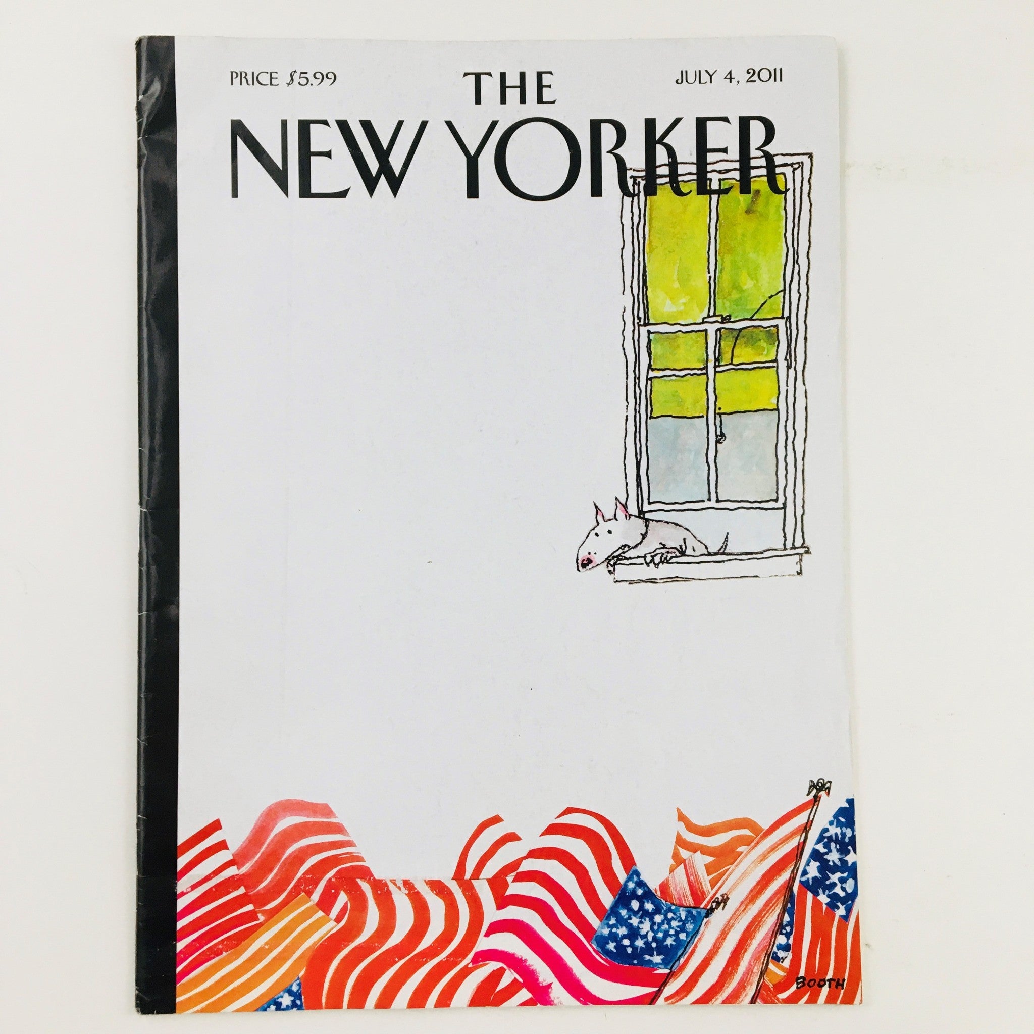 The New Yorker Magazine July 4 2011 Theme Oh, Say, Can You See by George Booth