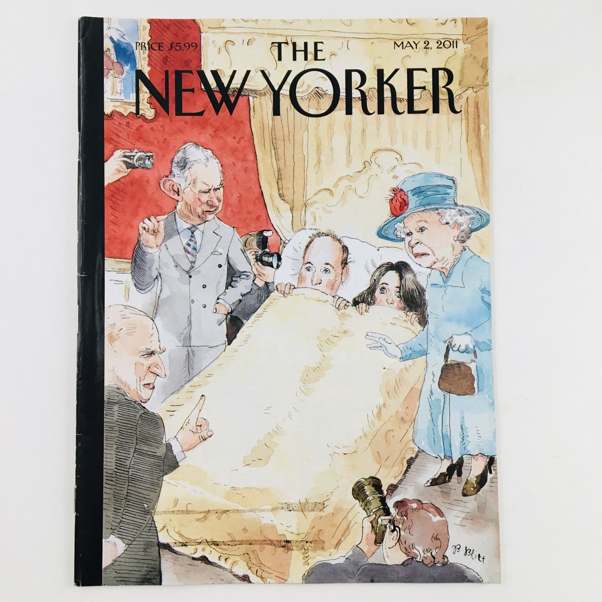 The New Yorker Magazine May 2 2011 Theme Cover Entourage by Barry Blitt