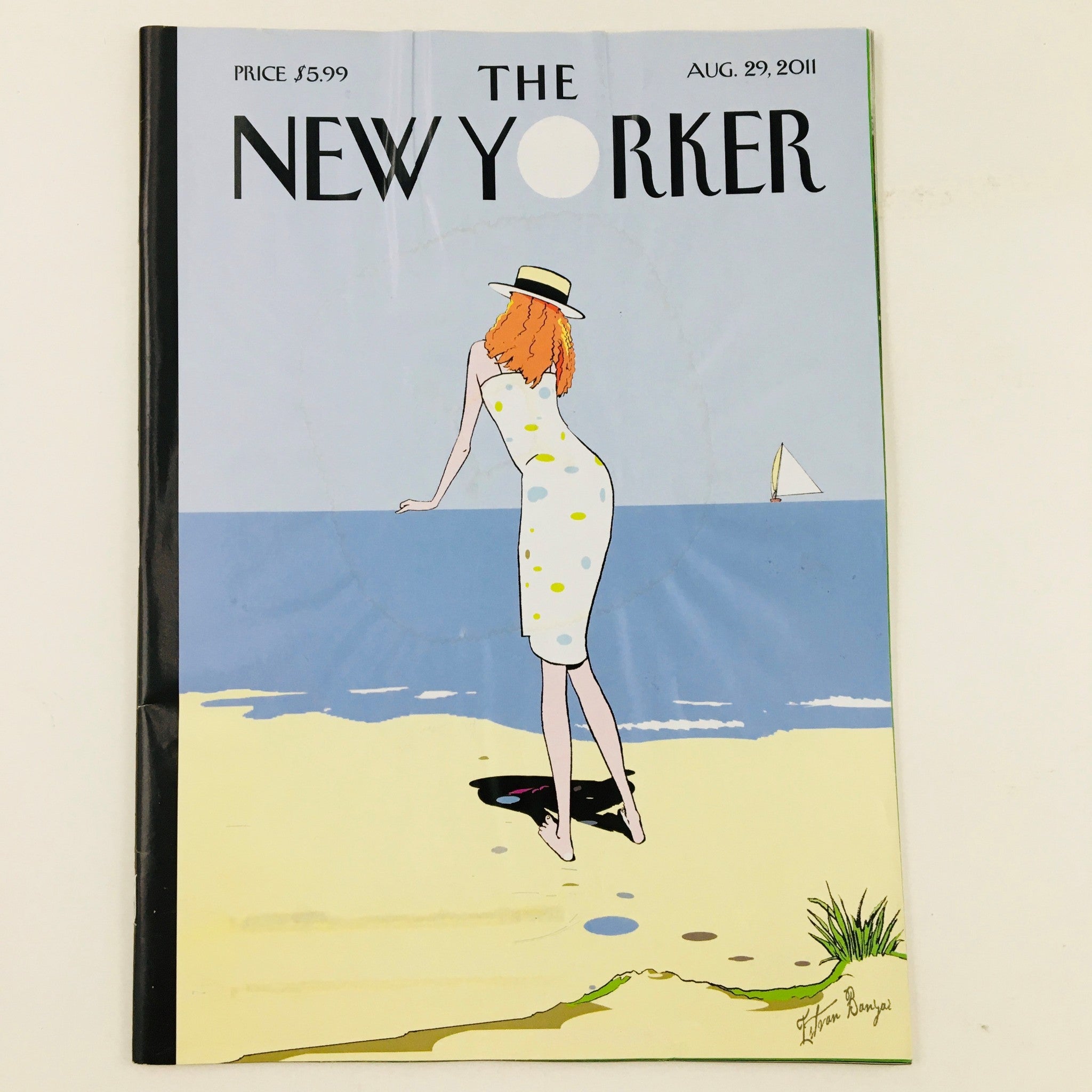 The New Yorker Magazine August 29 2011 Cover On The Horizon by Istvan Banyai