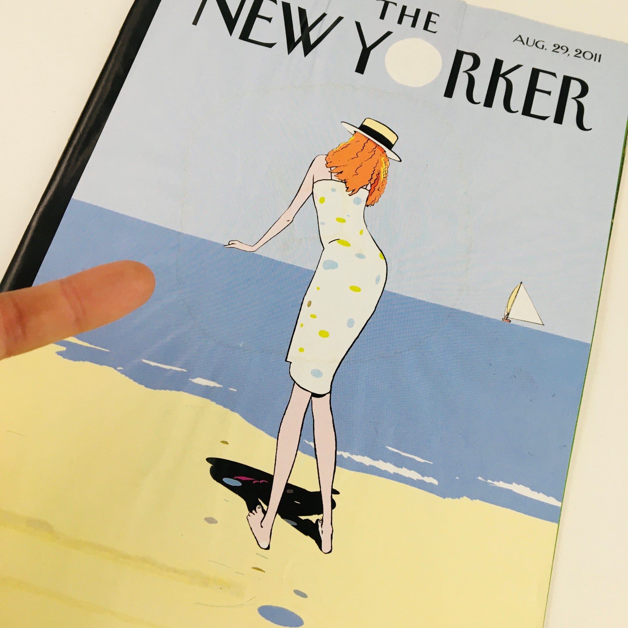 The New Yorker Magazine August 29 2011 Cover On The Horizon by Istvan Banyai