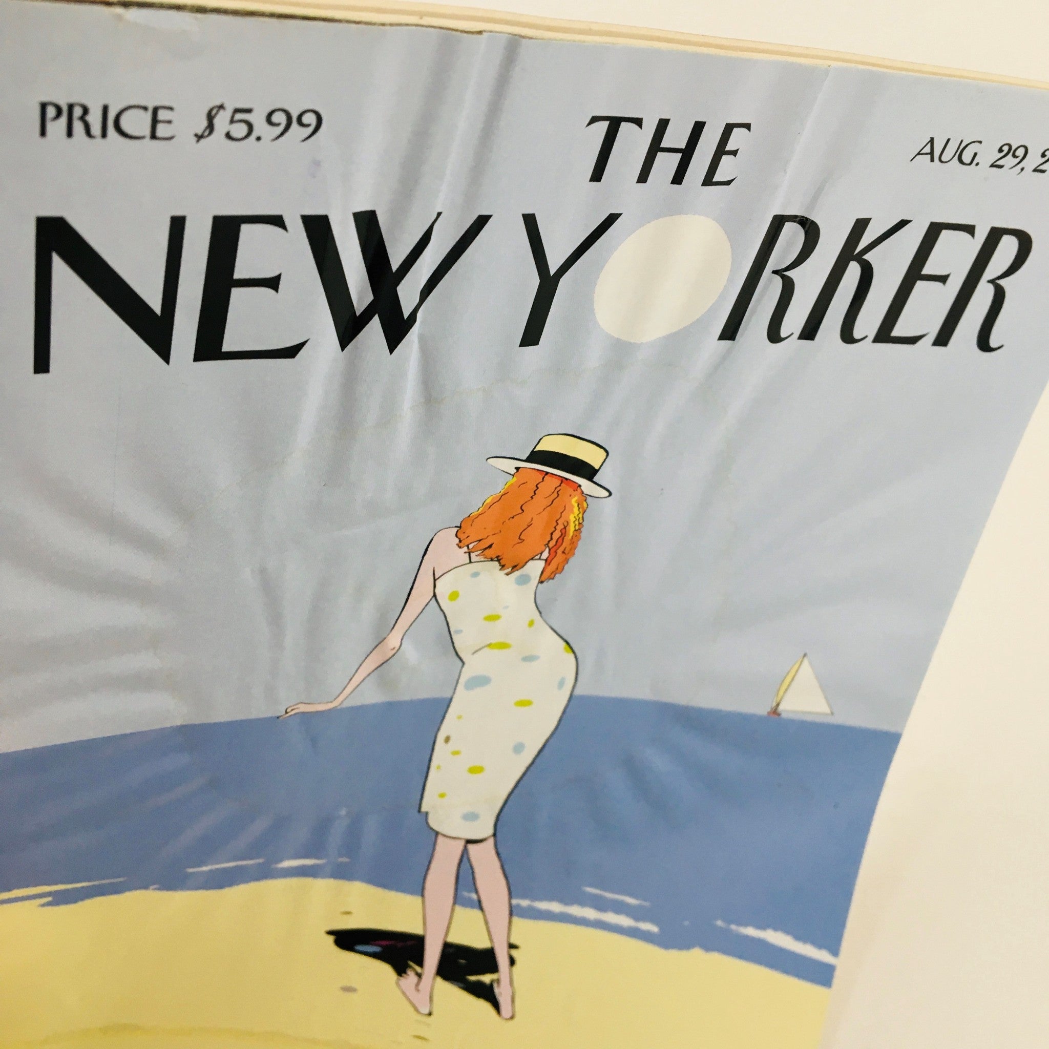 The New Yorker Magazine August 29 2011 Cover On The Horizon by Istvan Banyai