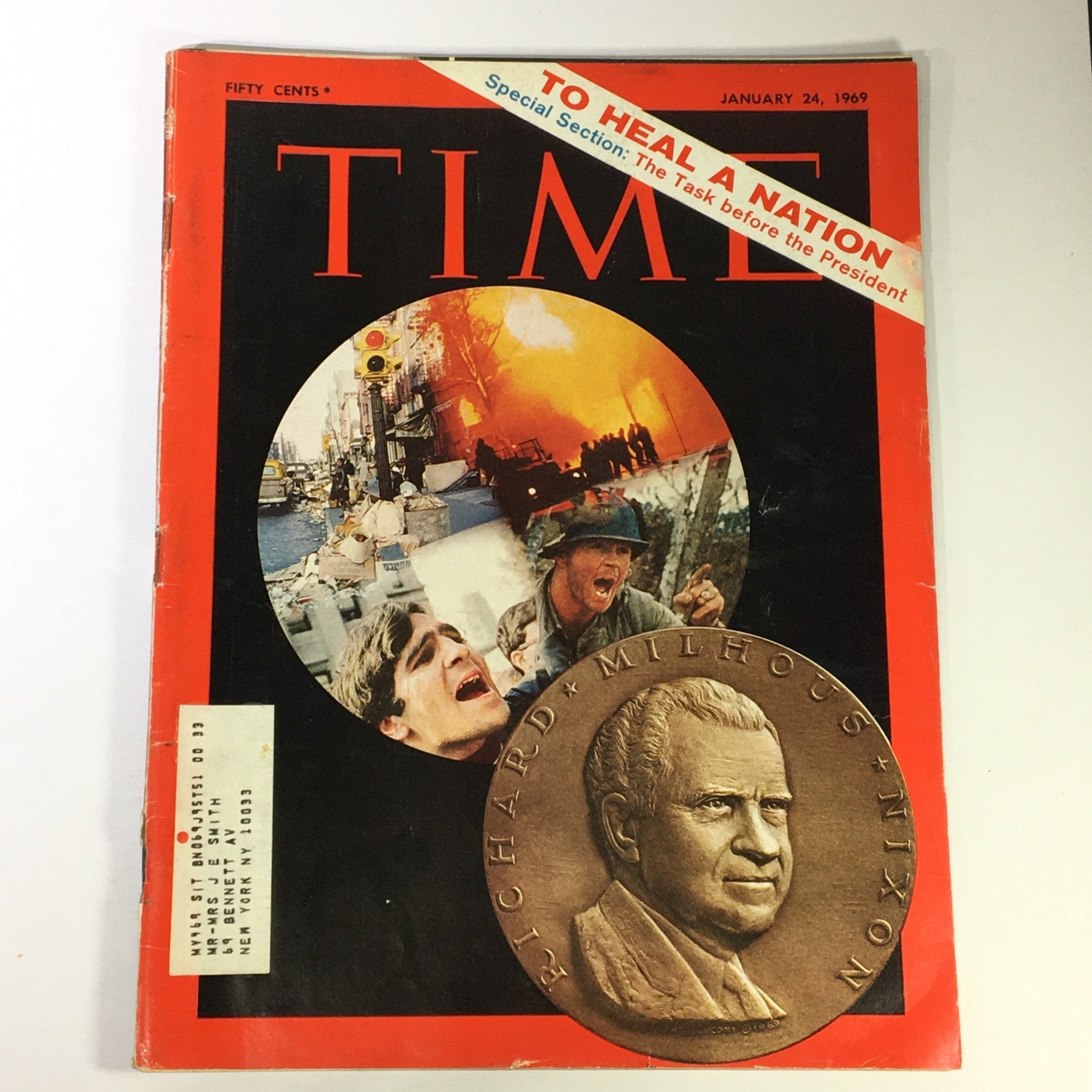 VTG Time Magazine January 24 1969 - Richard Nixon / To Heal A Nation