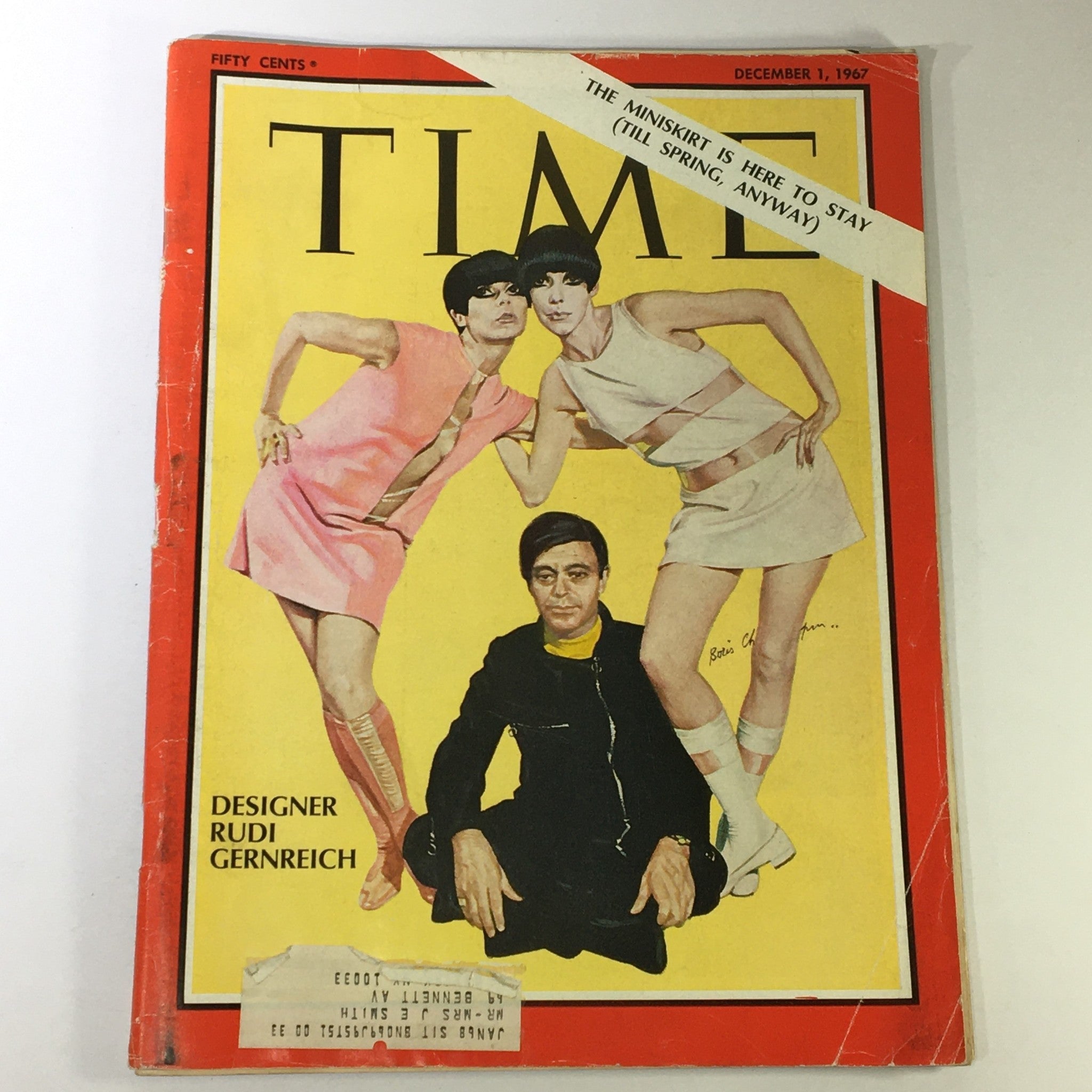 VTG Time Magazine December 1 1967 - Fashion Designer Rudi Gernreich