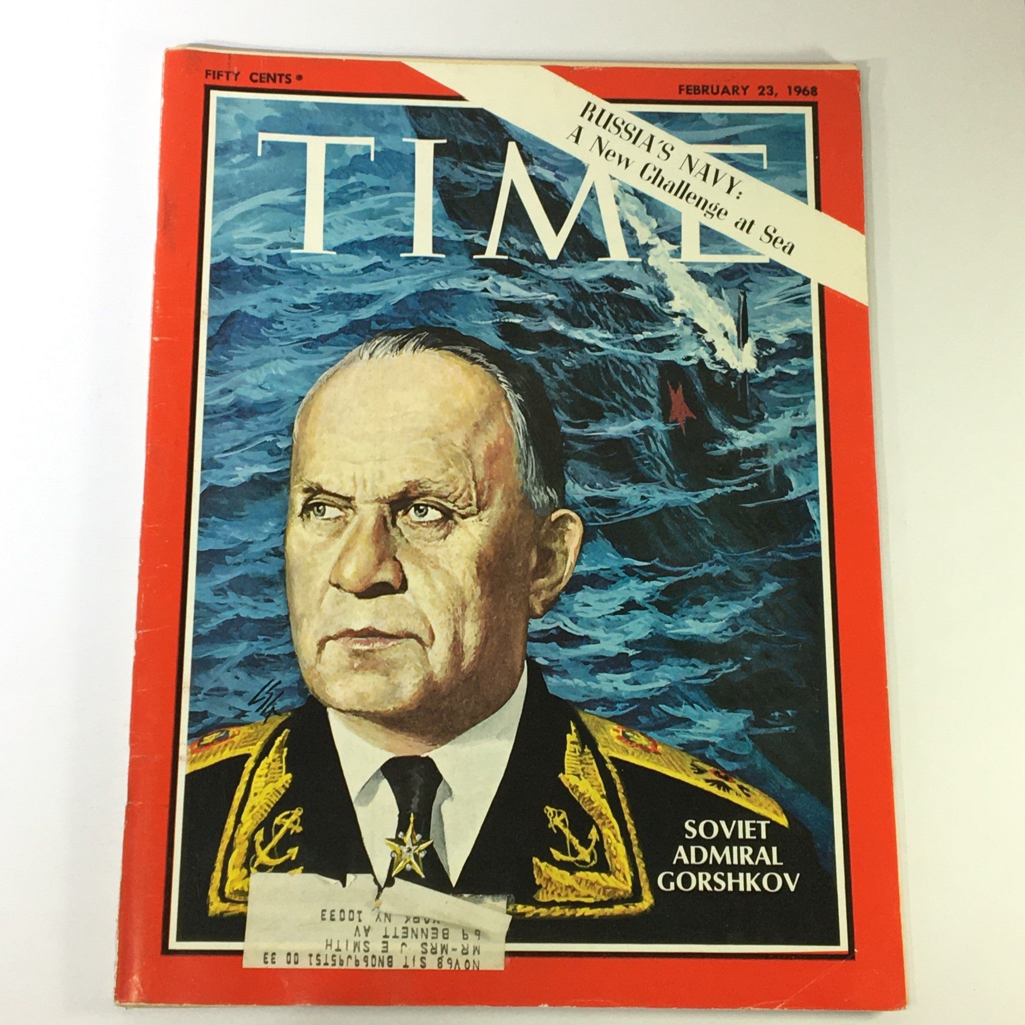 VTG Time Magazine February 23 1968 - Soviet Admiral Sergey Gorshkov