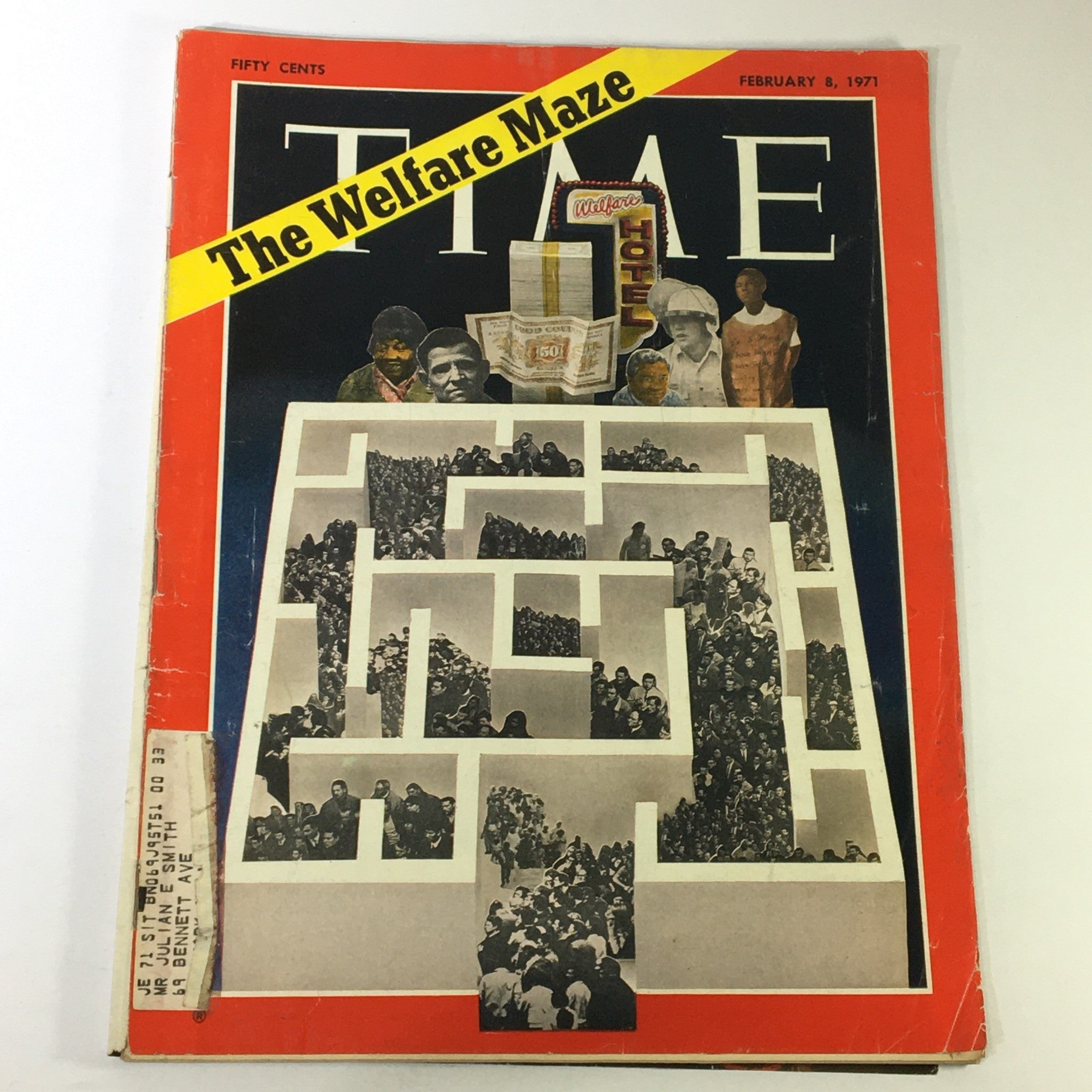 VTG Time Magazine February 8 1971 - The Welfare Maze