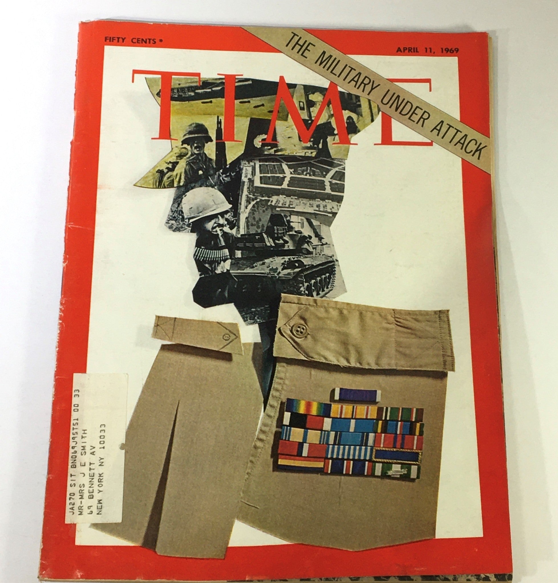 VTG Time Magazine April 11 1969 - The Military is Under Attack