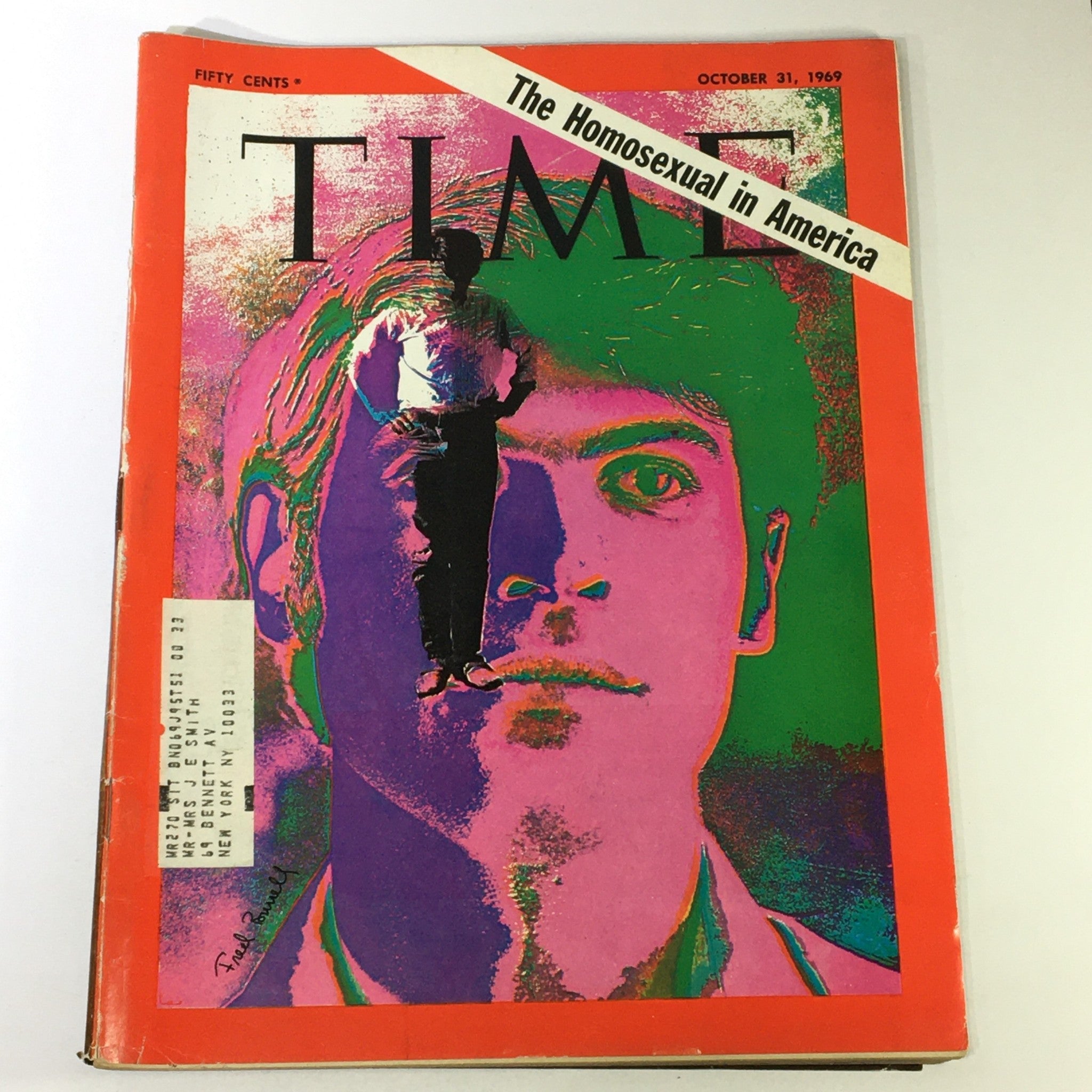 VTG Time Magazine October 31 1969 - The Homosexual in America Topic