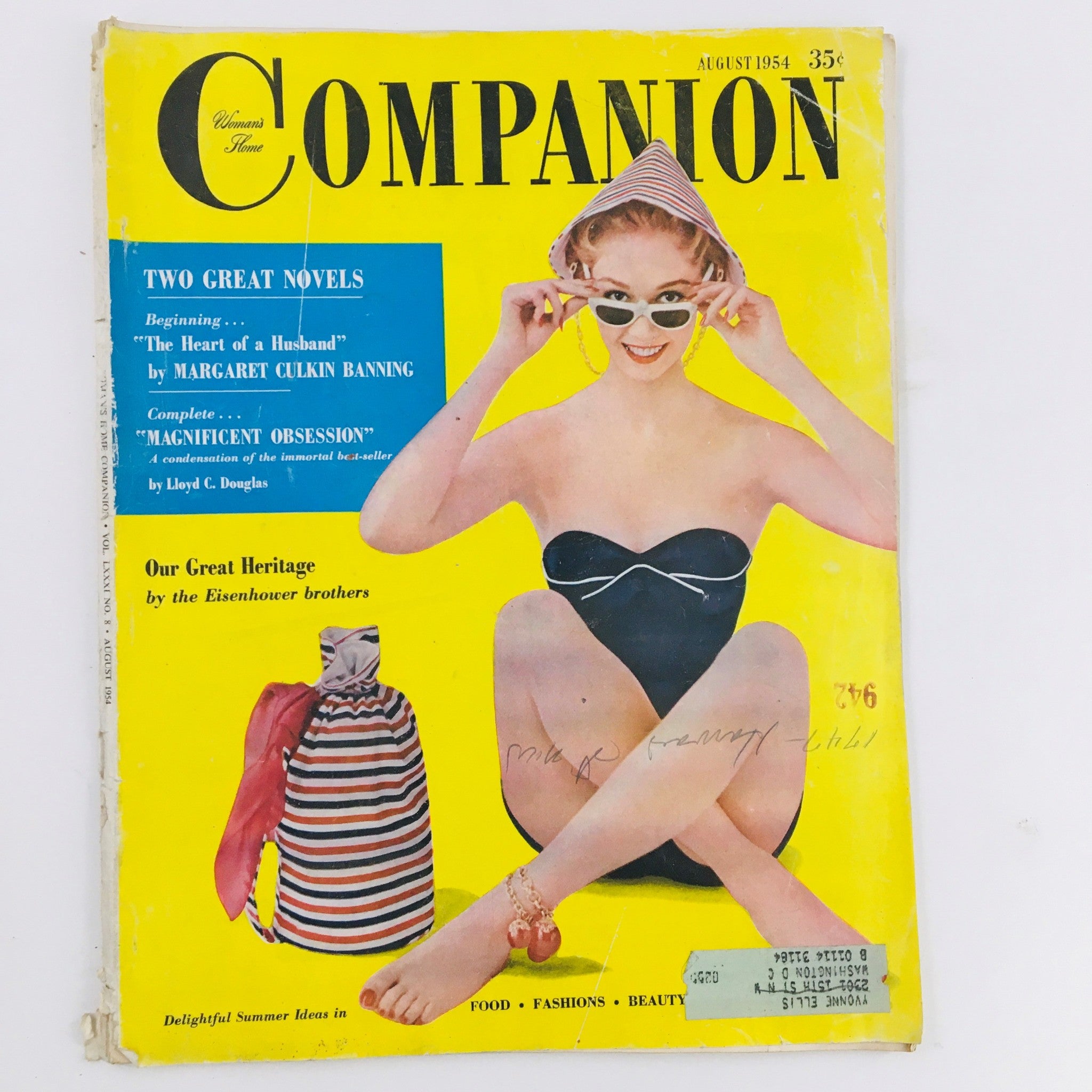 Woman's Home Companion August 1954 The Eisenhower's, American Family Story