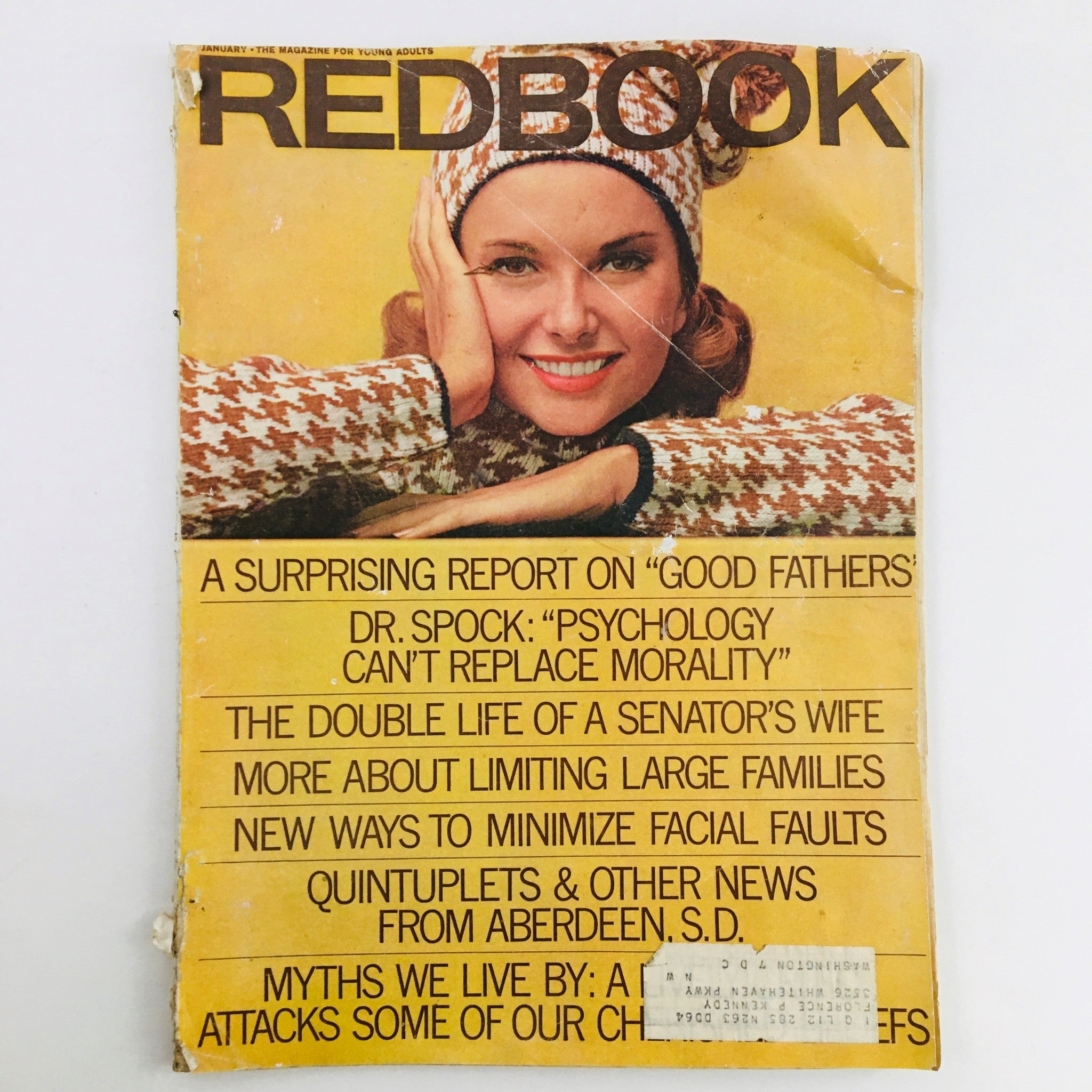 Redbook Magazine January 1964 Dr. Spock Psychology Can't Replace Morality