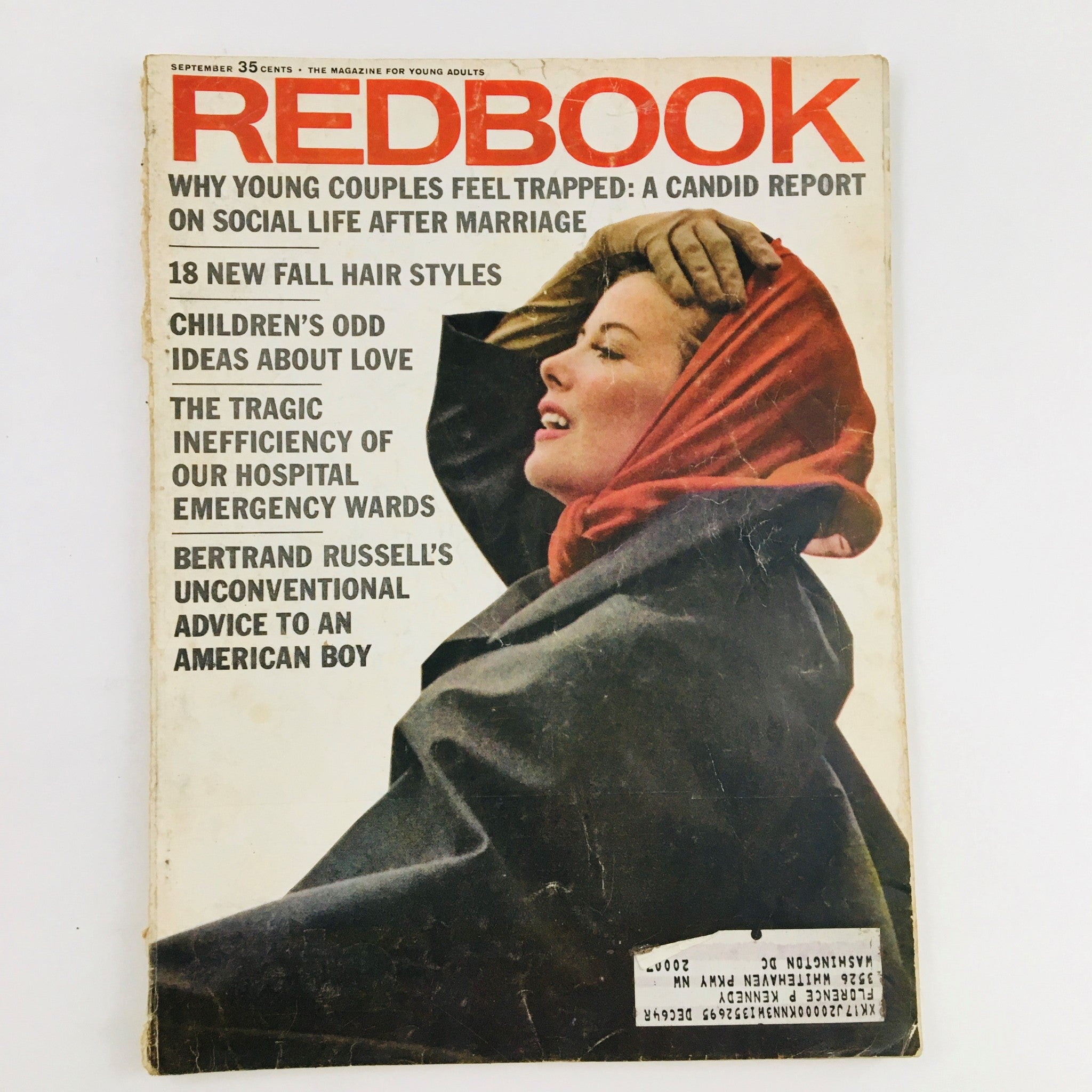 Redbook Magazine September 1964 Bertrand Russell's Unconventional Advice