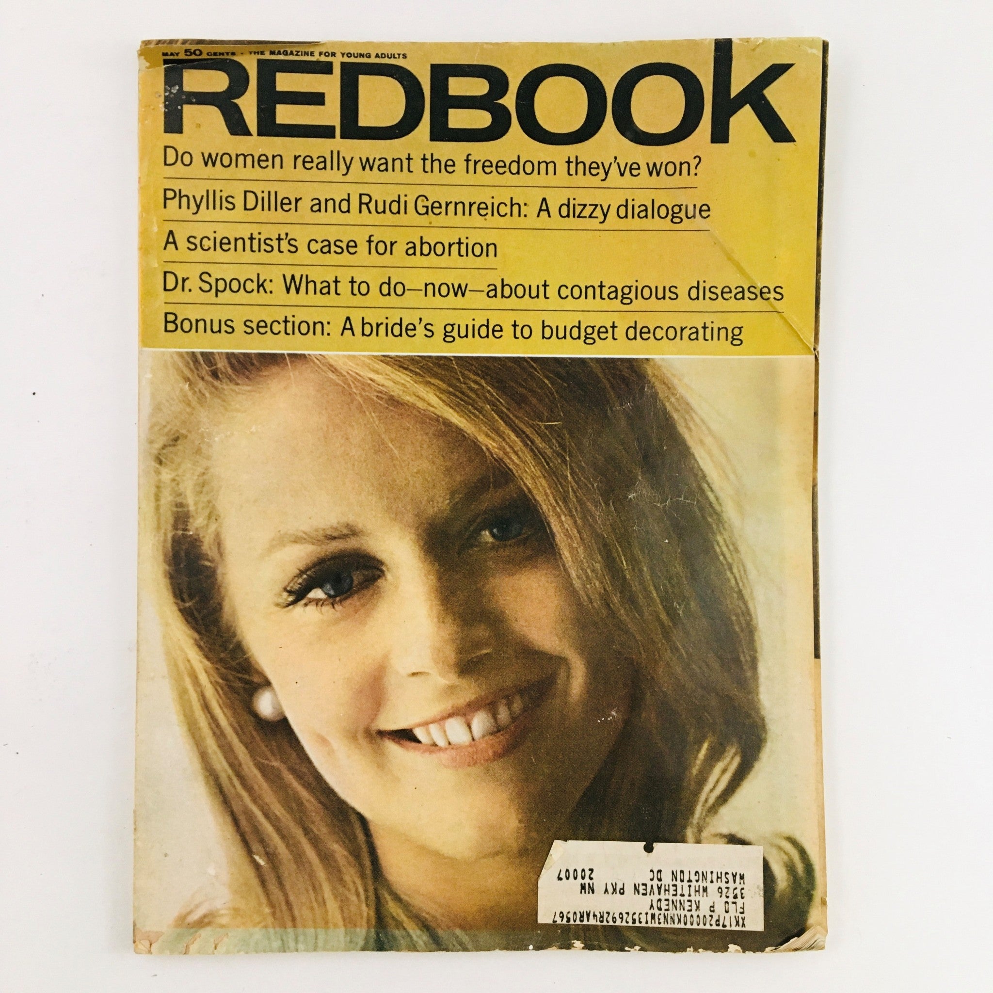 Redbook Magazine May 1967 Phyllis Diller and Rudi Gernreich Dizzy Dialogue