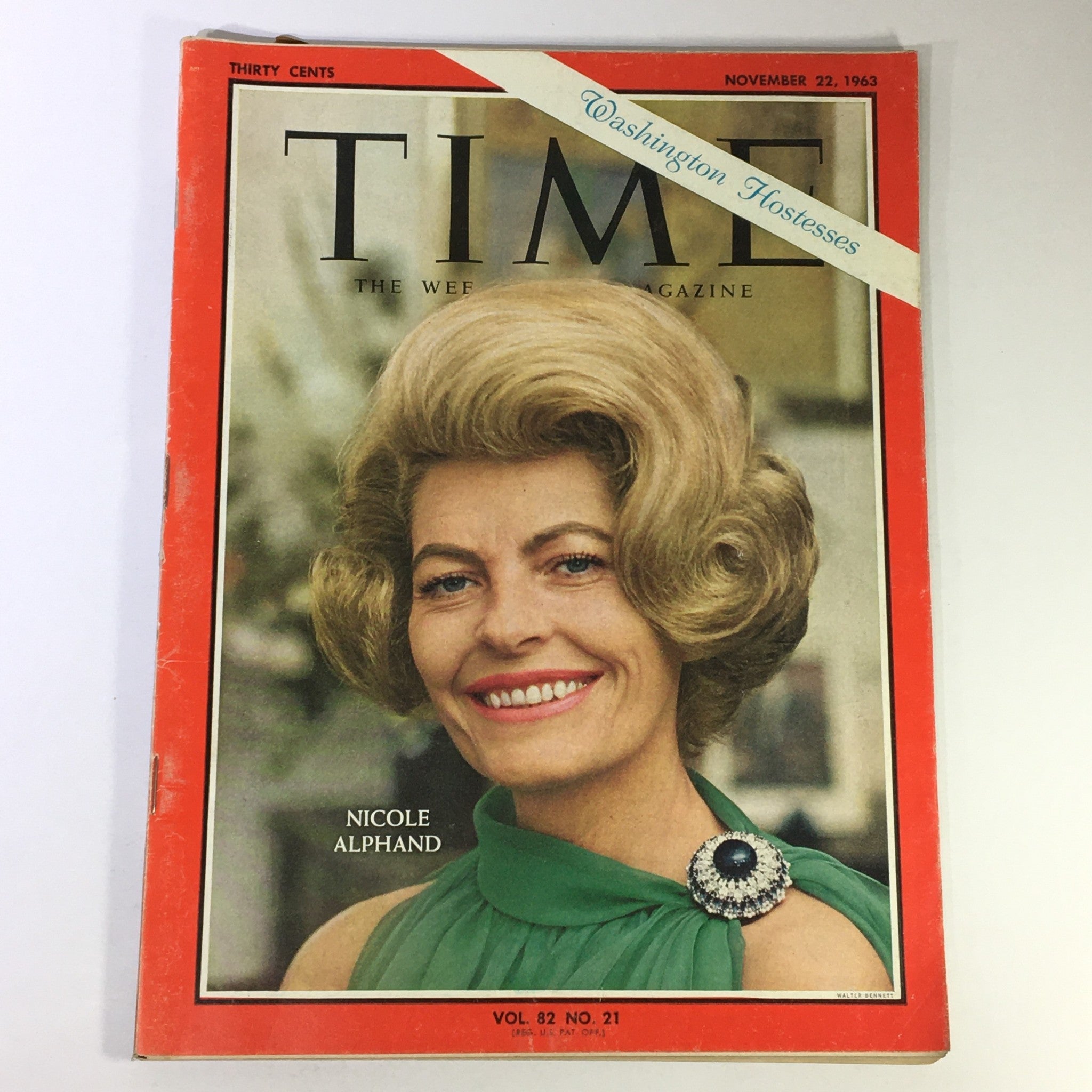 VTG Time Magazine November 22 1963 - Nicole Alphand, Washington Hostesses