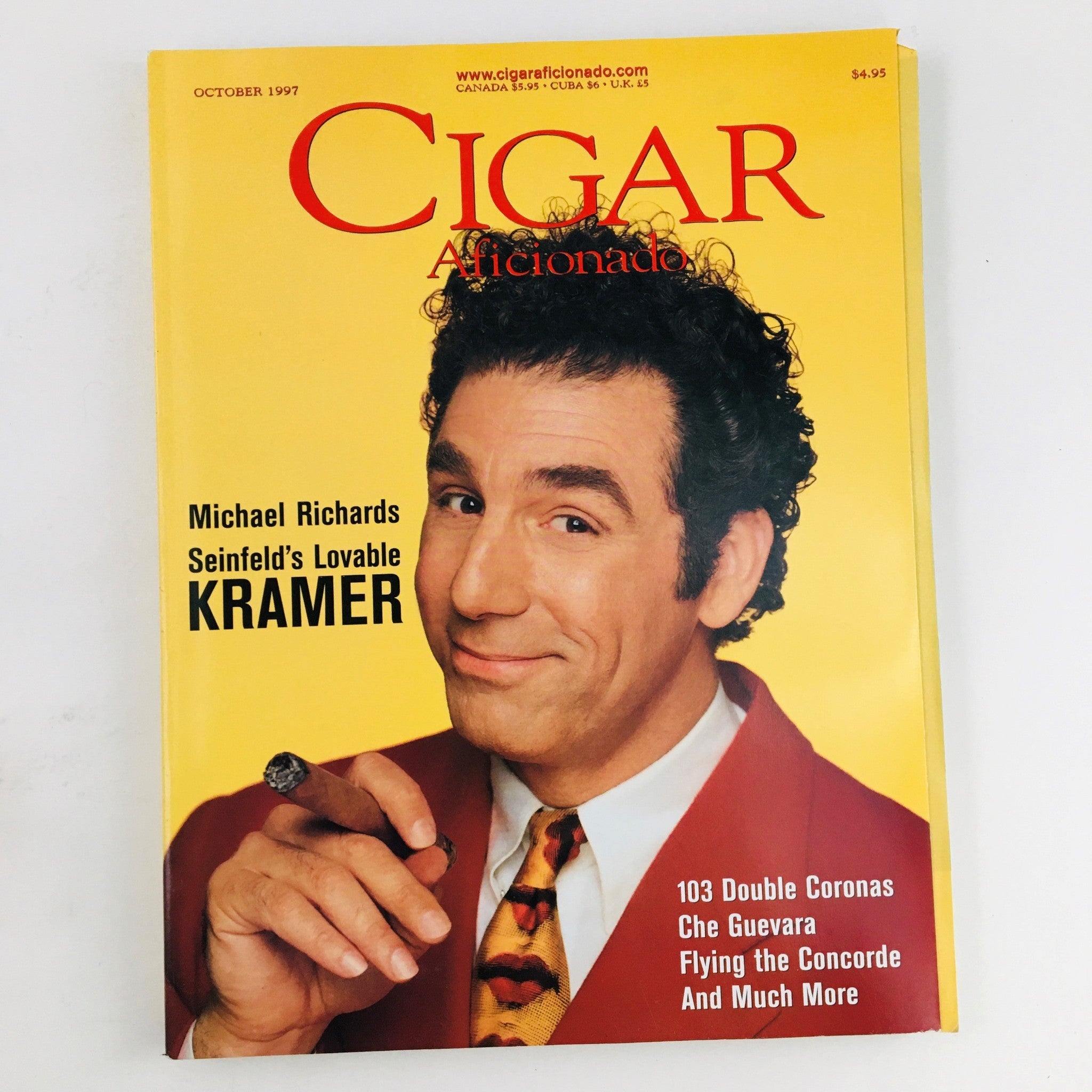 Cigar Aficionado Magazine October 1997 Michael Richards Lovable Kramer No Label