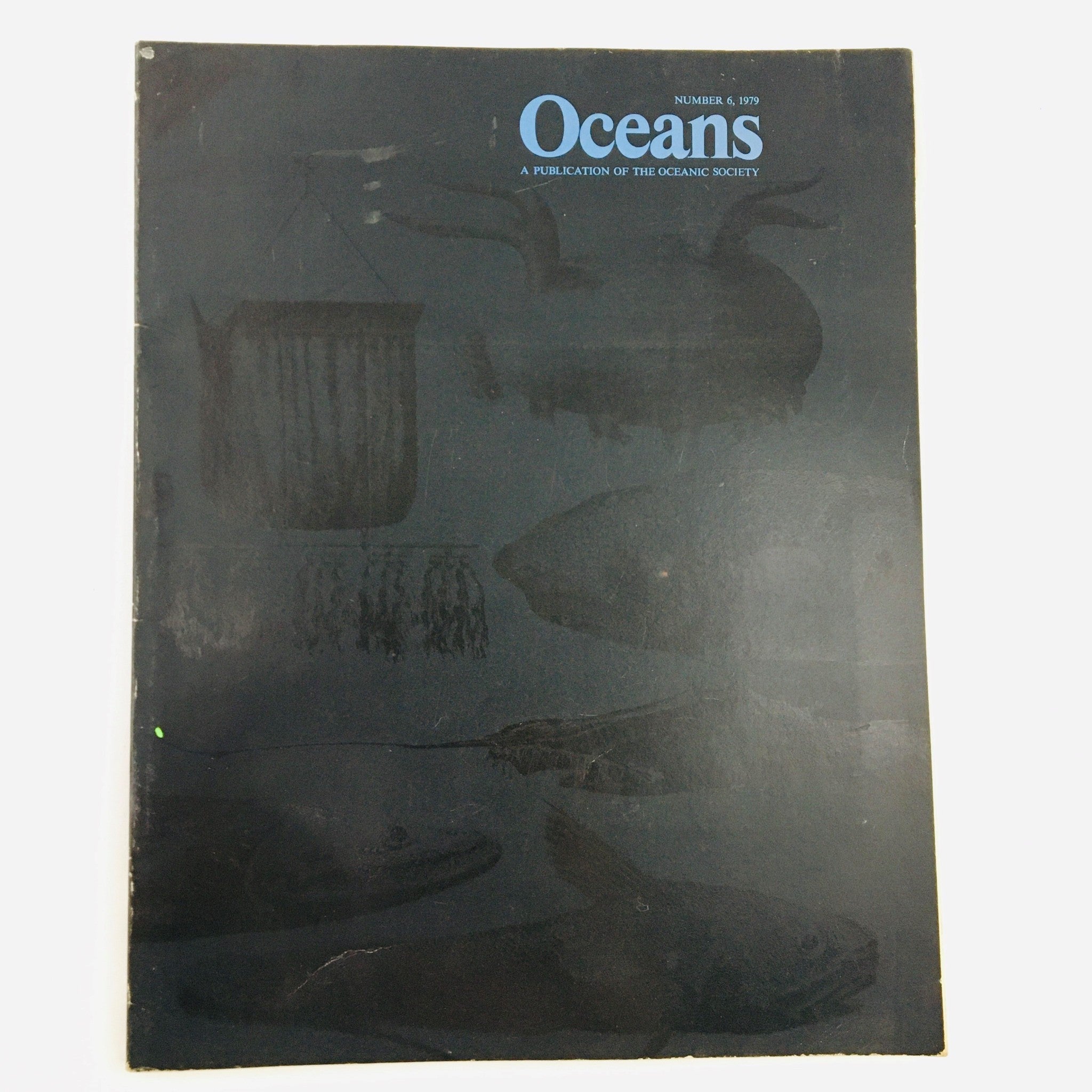 Oceans Magazine November 1979 Vol 12 No. 6 Etchings of Deep-Sea Fish No Label