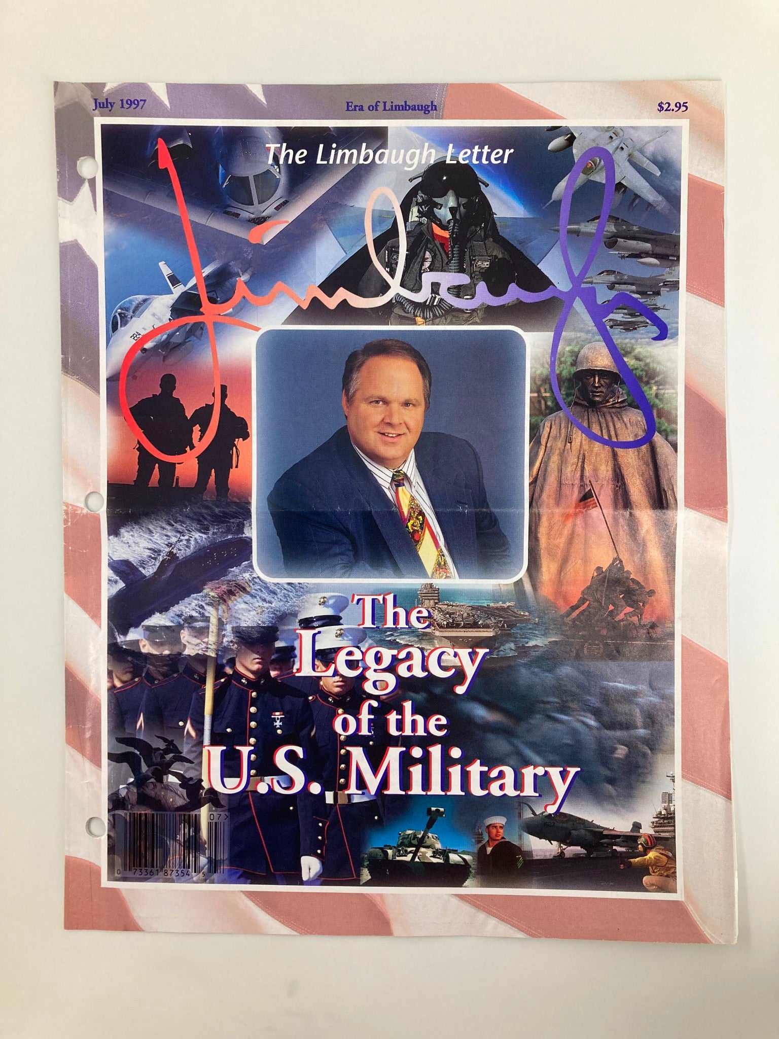 Rush Limbaugh Letter Newsletter Magazine July 1997 Legacy of the U.S. Military