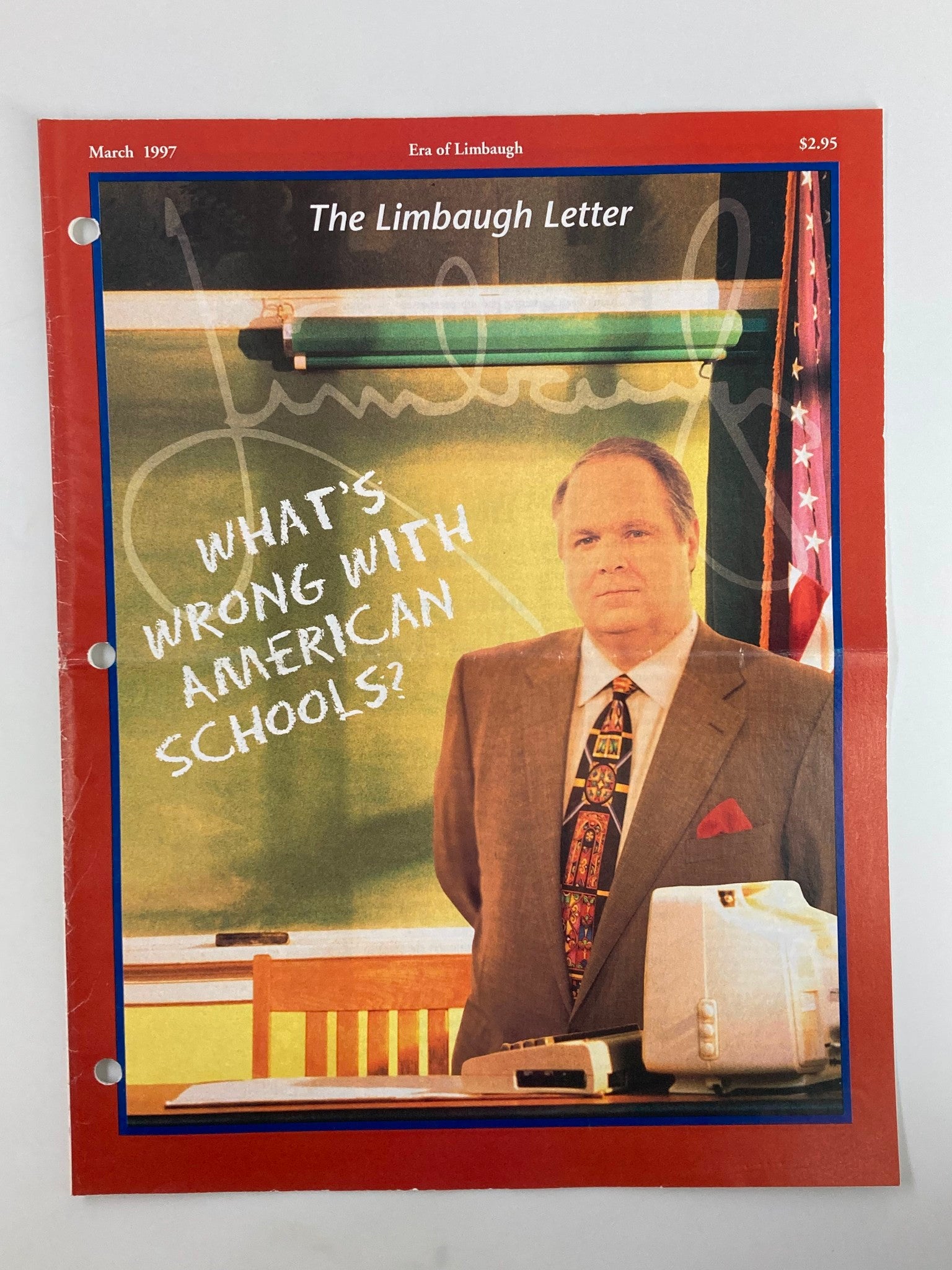 Rush Limbaugh Letter Newsletter Magazine March 1997 The American Schools