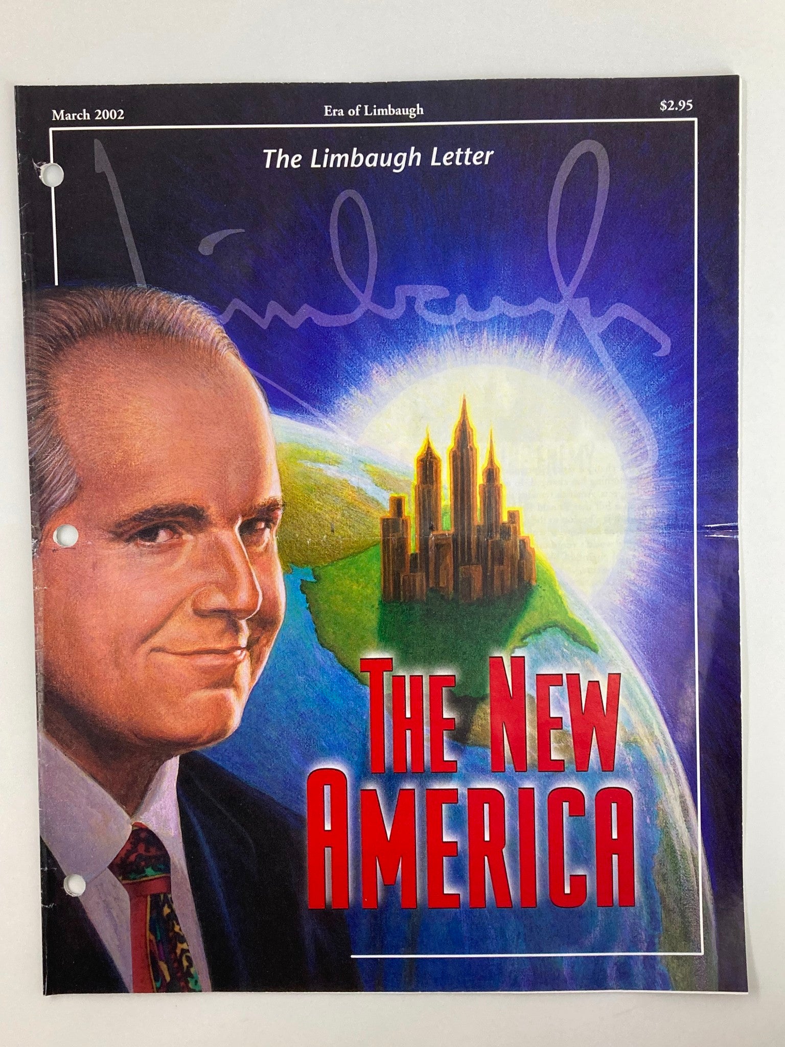 Rush Limbaugh Letter Newsletter Magazine March 2002 The New America