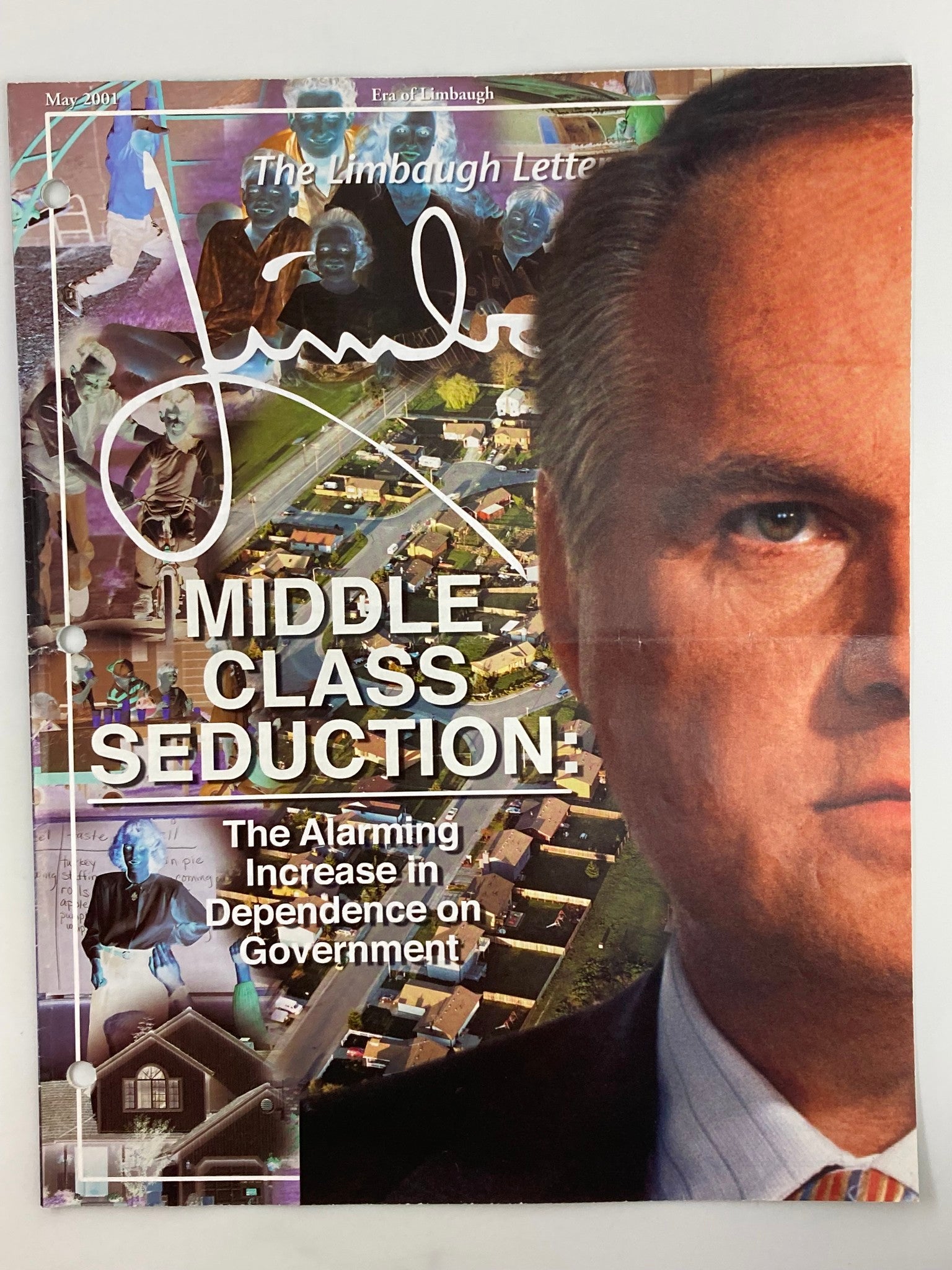 Rush Limbaugh Letter Newsletter Magazine May 2001 Middle Class Seduction