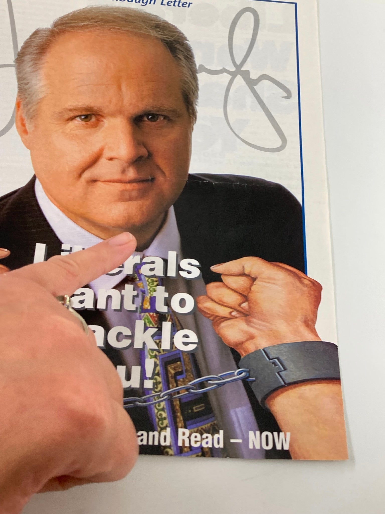 Rush Limbaugh Letter Newsletter Magazine June 2000 Liberals Want To Shackle You