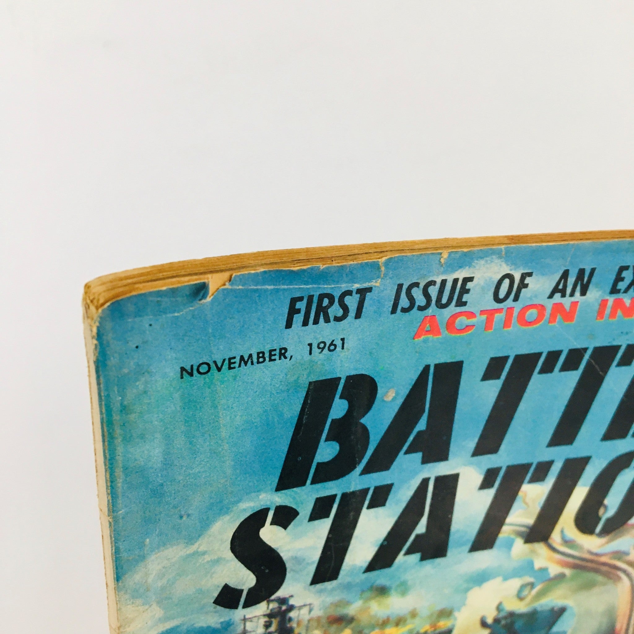 Battle Station Magazine November 1961 Steve McQueen's Cast Iron Coffin No Label