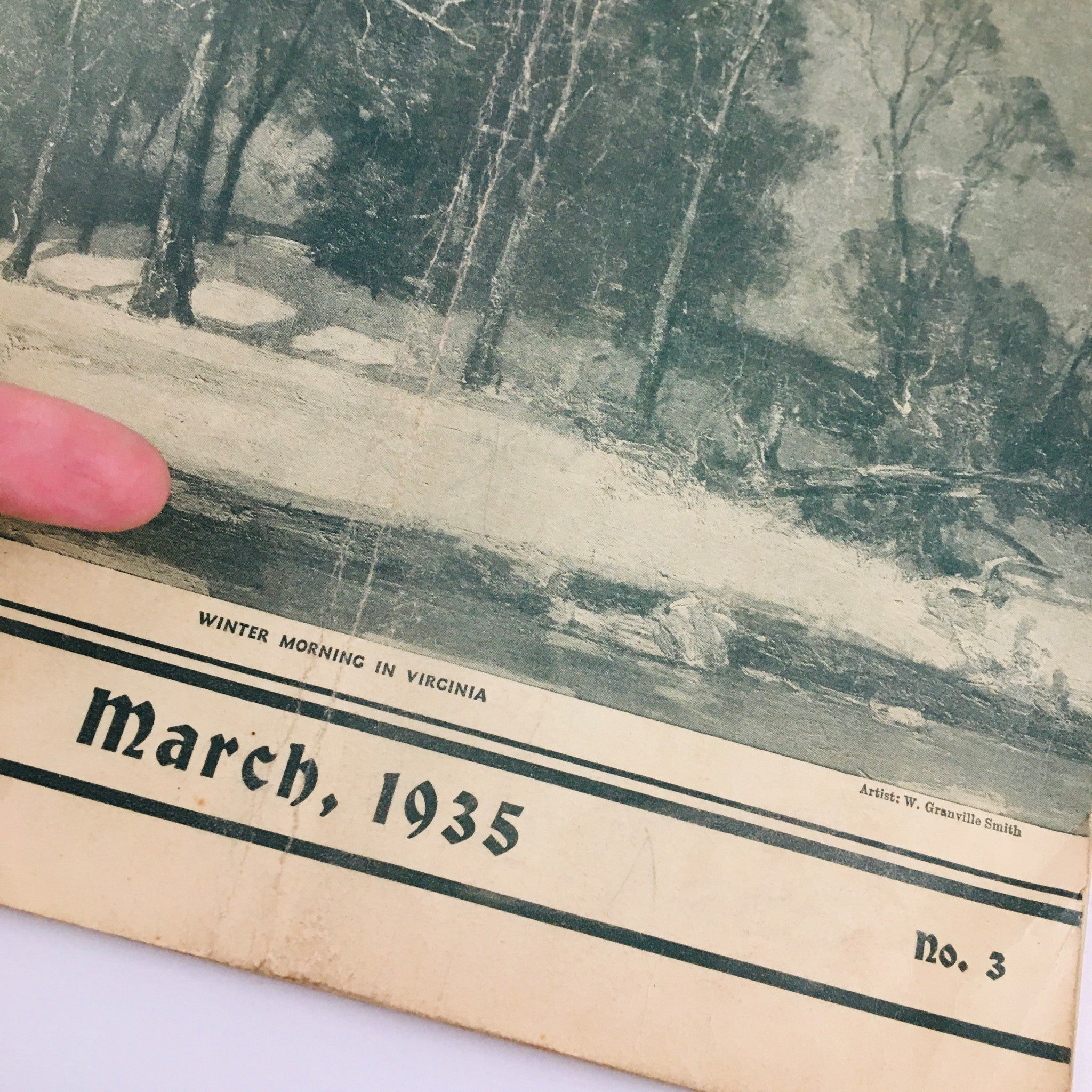 The Church School Magazine March 1935 A Winter Morning in Virginia No Label