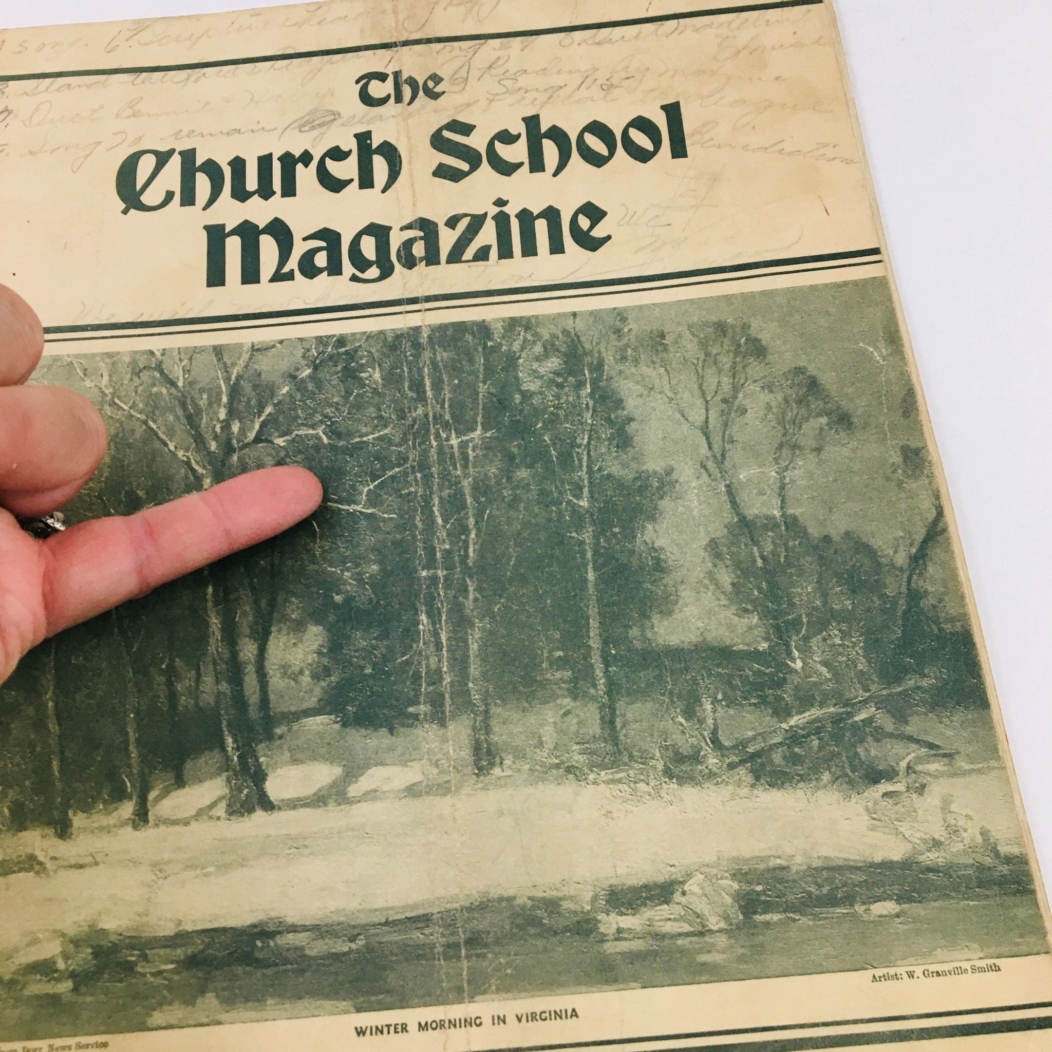 The Church School Magazine March 1935 A Winter Morning in Virginia No Label