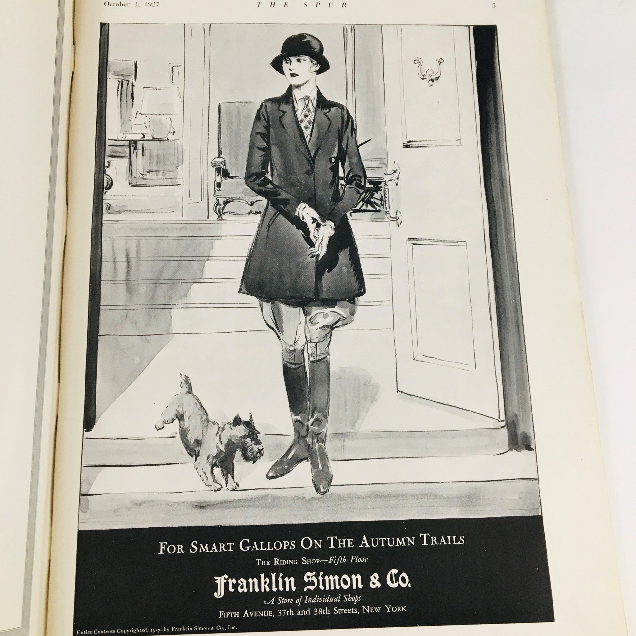 VTG The Spur Magazine October 1 1927 Country Real Estate Directory No Label