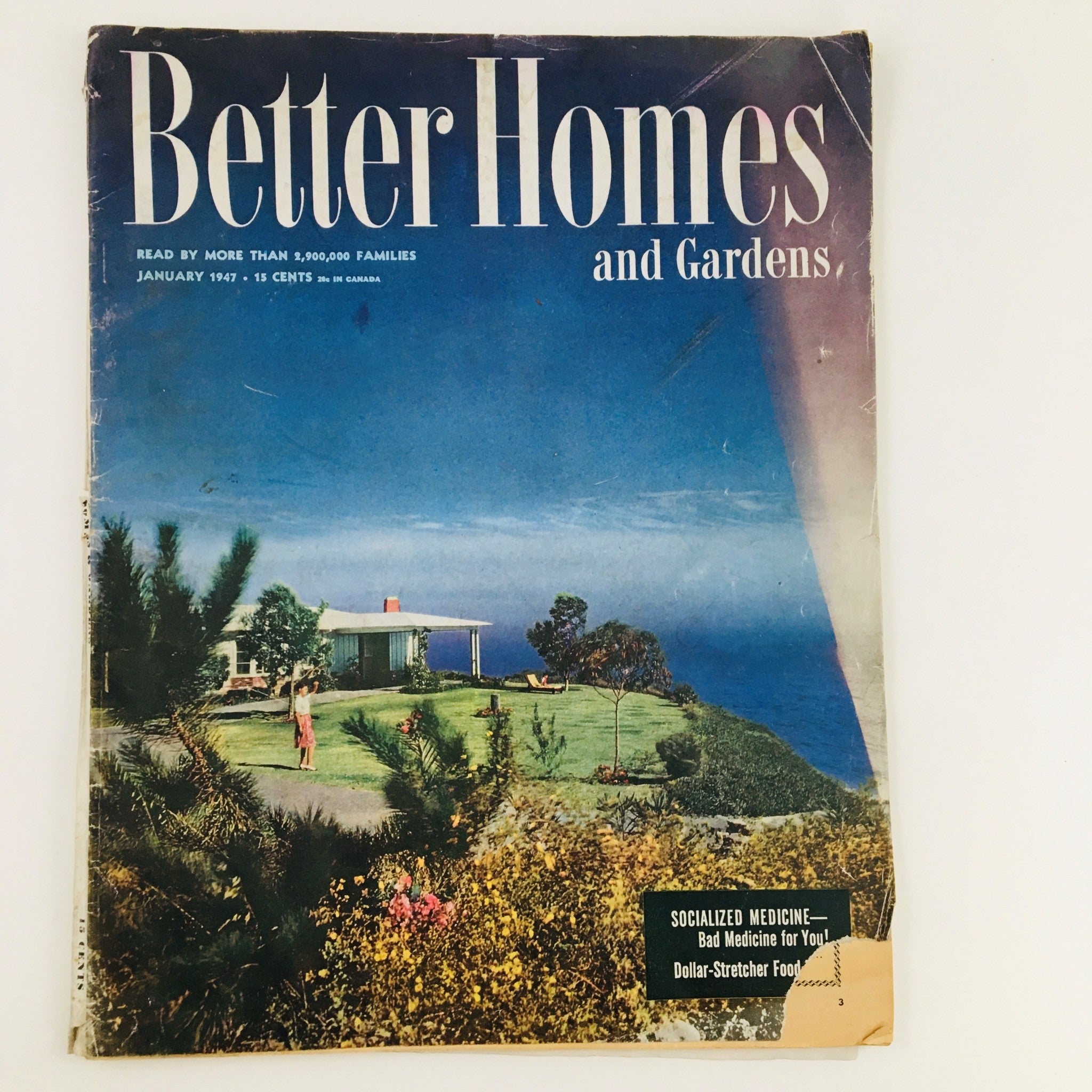 Better Homes & Gardens Magazine January 1947 Socialized Medicine Bad For You