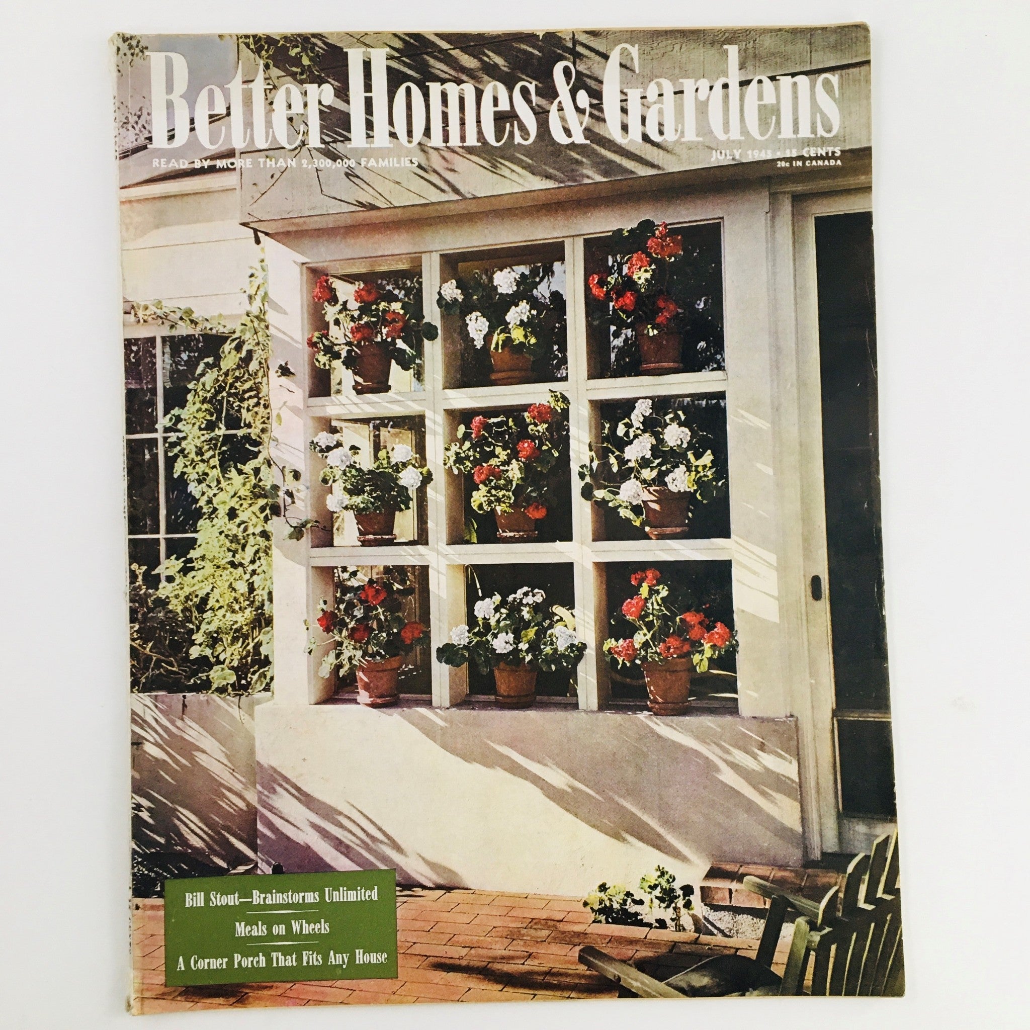 Better Homes & Gardens Magazine July 1945 Bill Stout and Brainstorms Unlimited