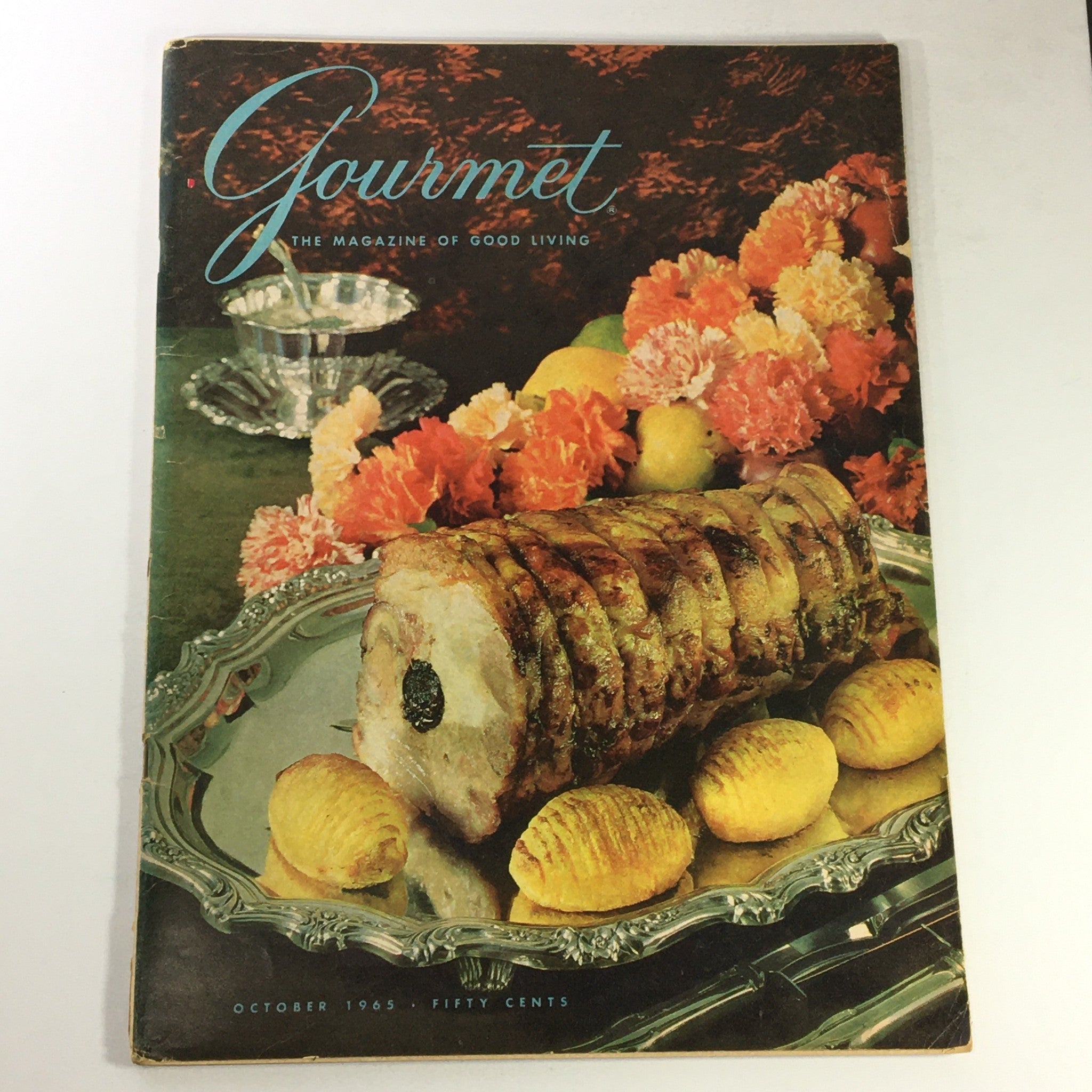 VTG Gourmet The Magazine of Good Living October 1965 - Literary Pig Penning