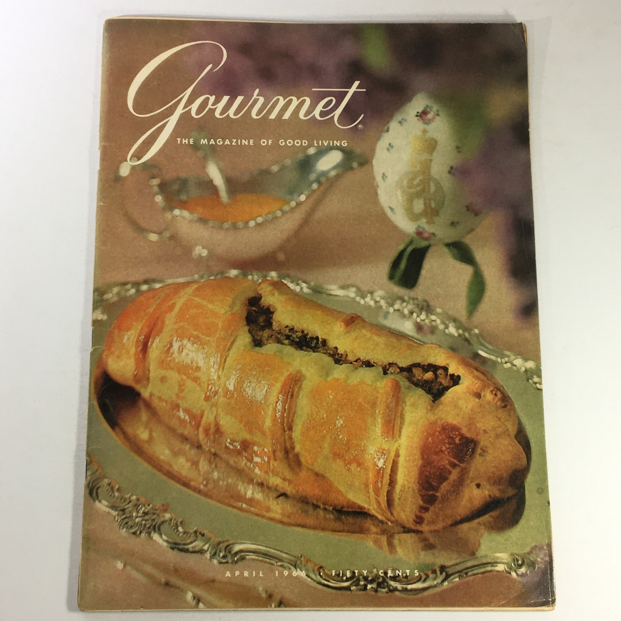 VTG Gourmet The Magazine of Good Living April 1966 - Patterned for Service