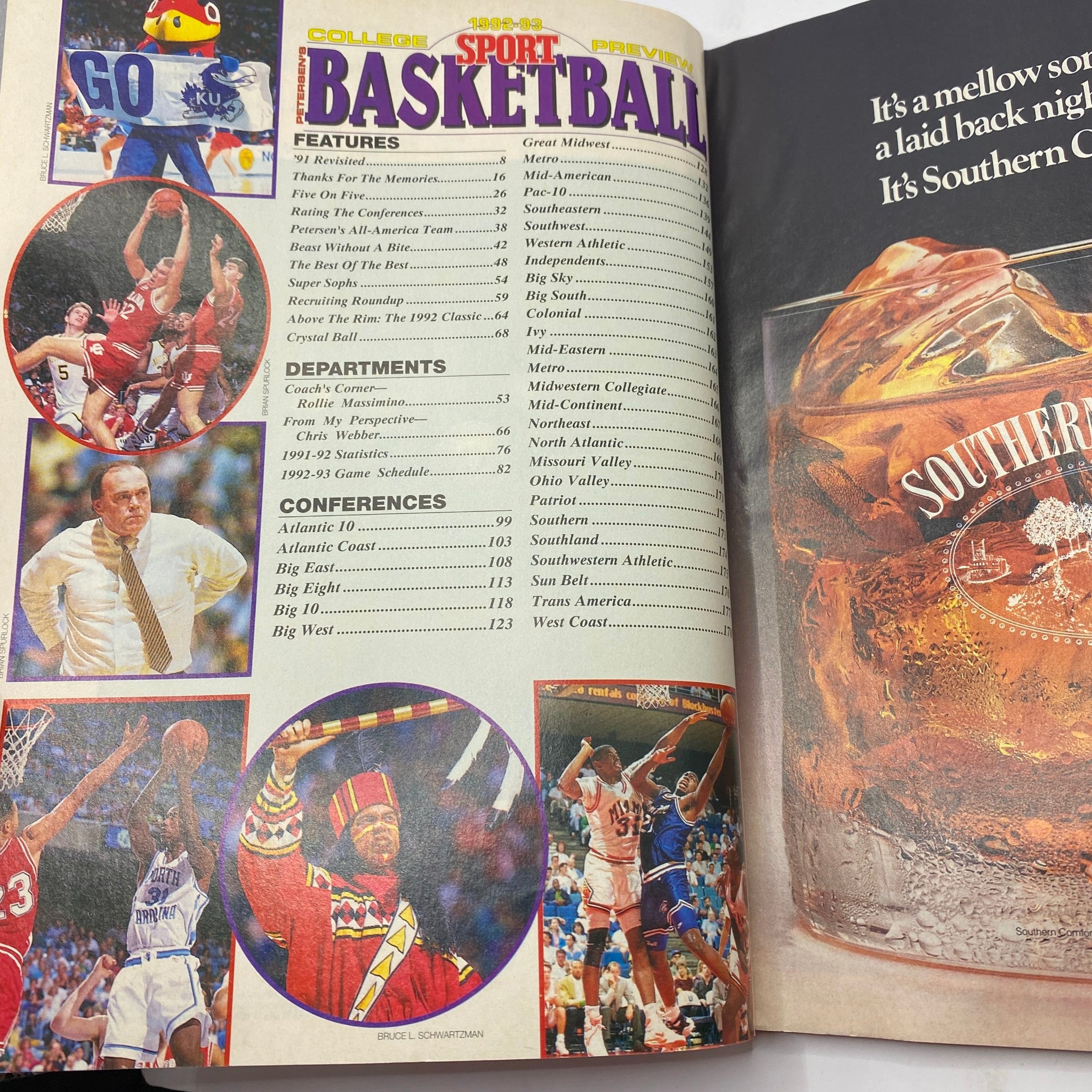 Sport Magazine 1992-1993 College Preview Basketball Bobby Hurley No Label