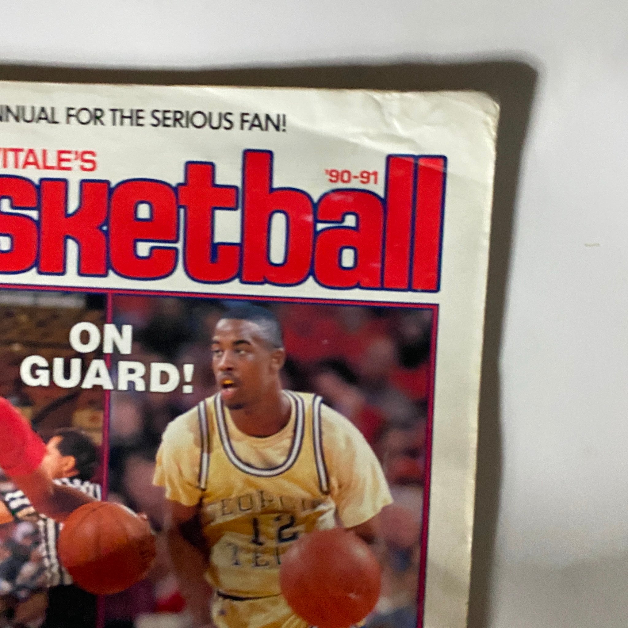 Dick Vitale's Basketball Magazine 1990-1991 Rodney Monroe, Anderson No Label