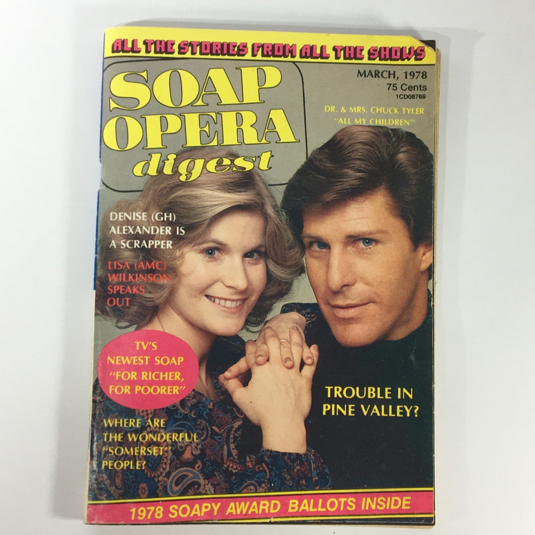 VTG Soap Opera Digest Magazine March 1978 - Denise Alexander & Lisa Wilkinson