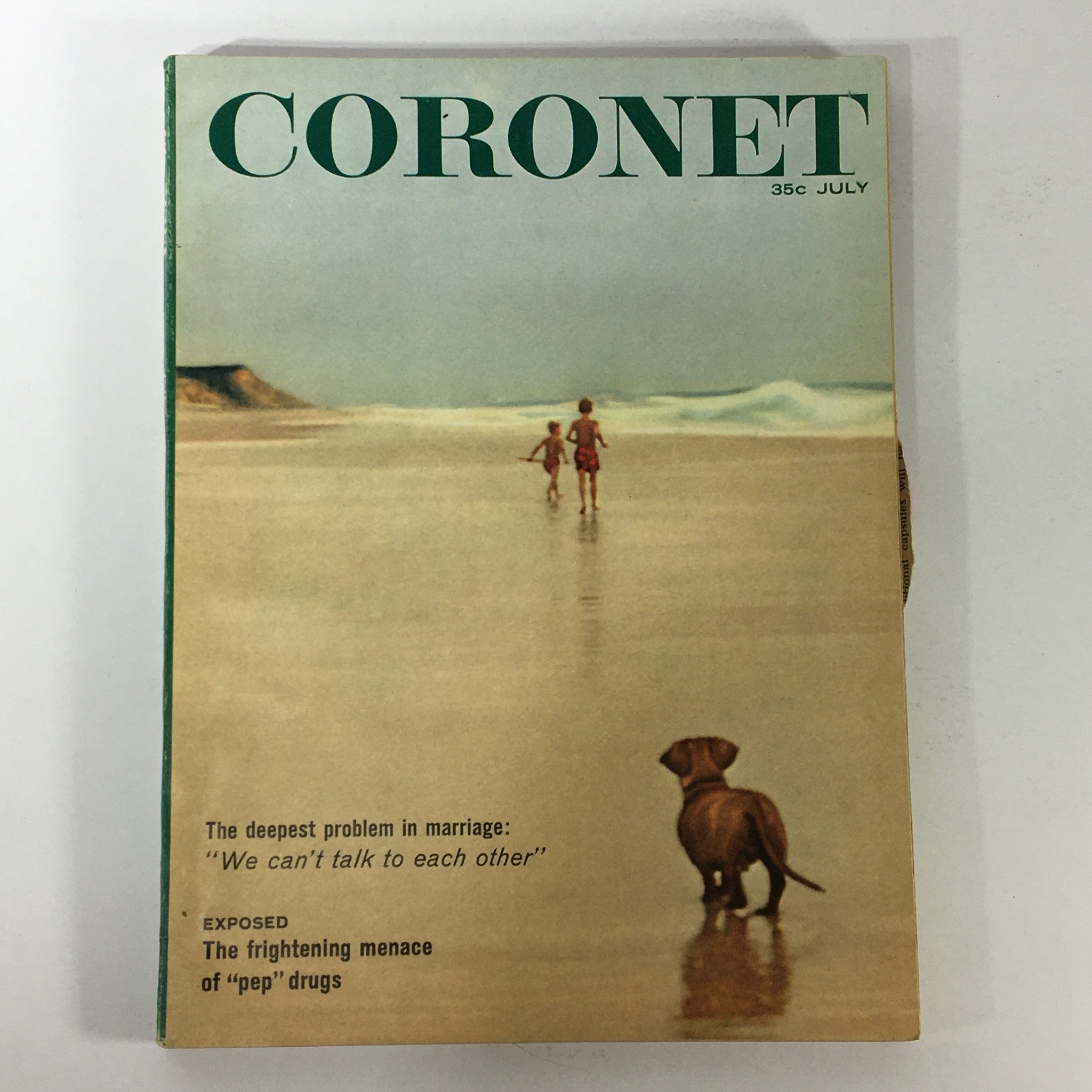 VTG Coronet Magazine July 1959 - The Frightening Menace of "Pep" Drugs