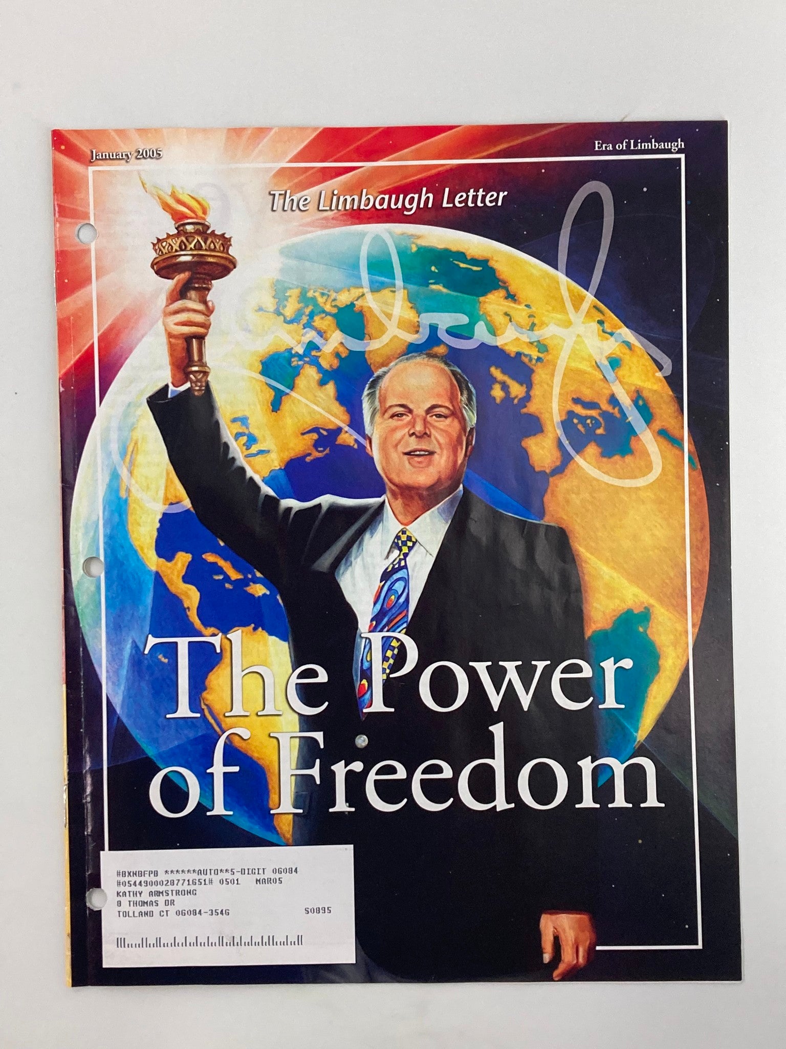 Rush Limbaugh Letter Newsletter Magazine January 2005 The Power of Freedom