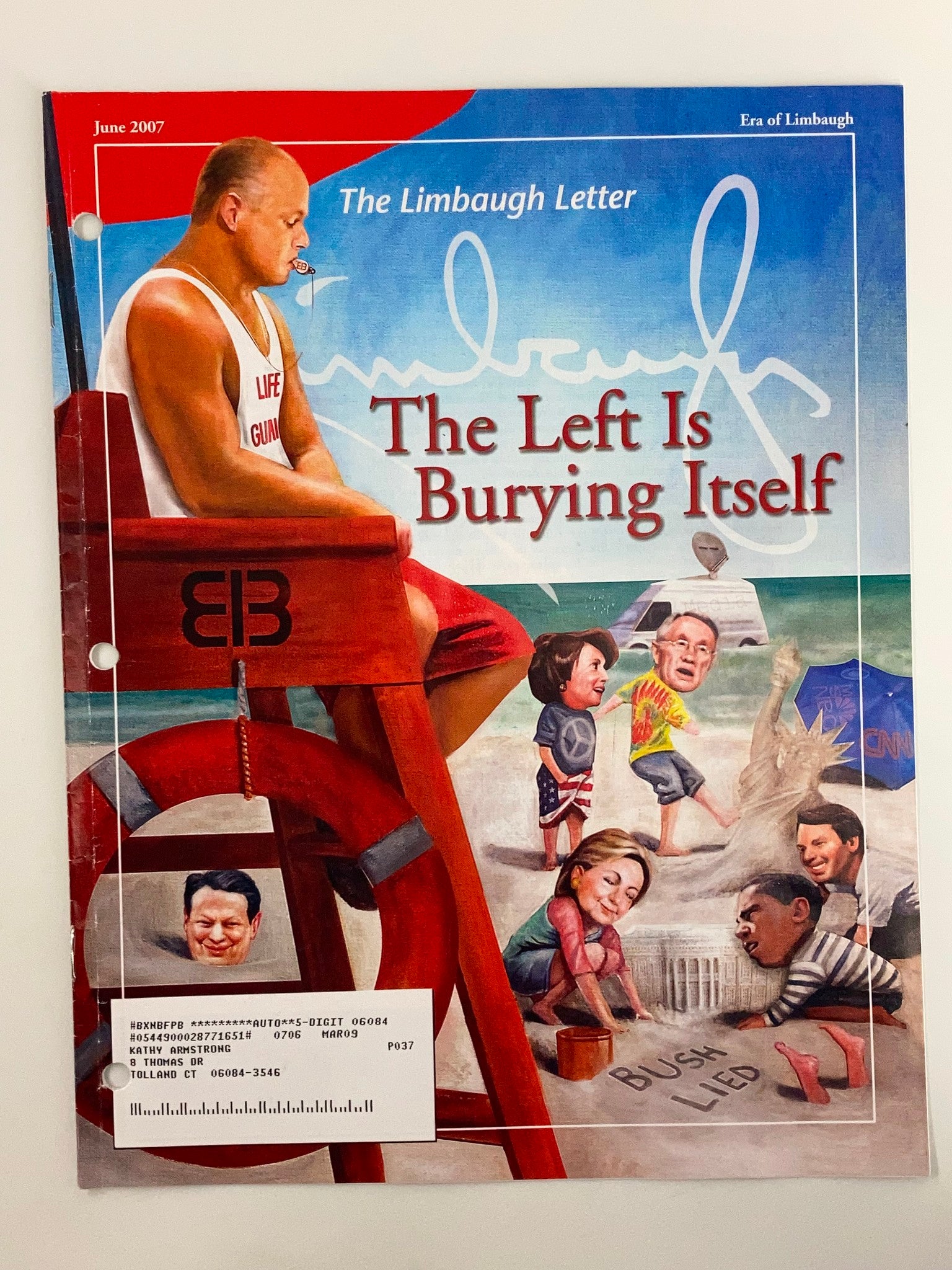 Rush Limbaugh Letter Newsletter Magazine June 2007  Burying Itself