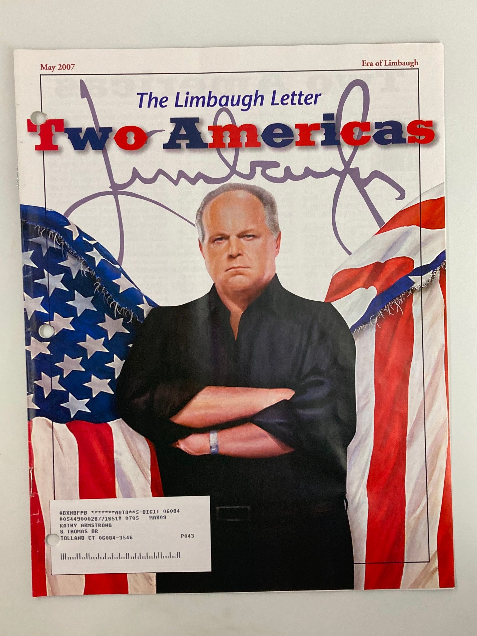 Rush Limbaugh Letter Newsletter Magazine May 2007