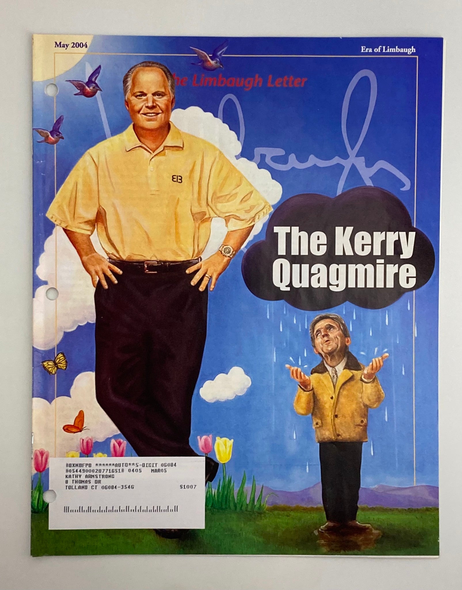 Rush Limbaugh Letter Newsletter Magazine May 2004 Kerry Quagmire & Bill Clinton