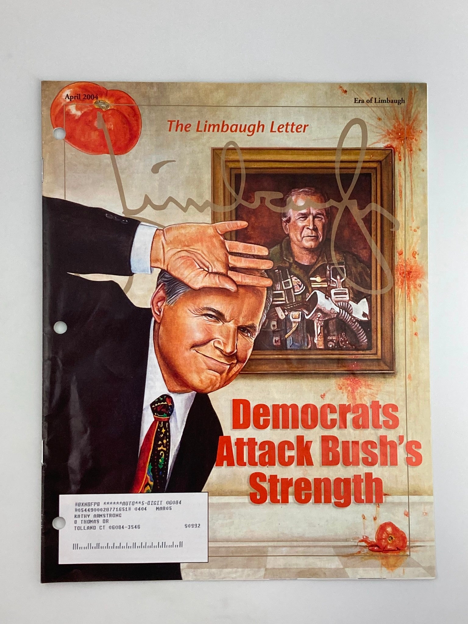 Rush Limbaugh Letter Newsletter Magazine April 2004 Attack George Bush