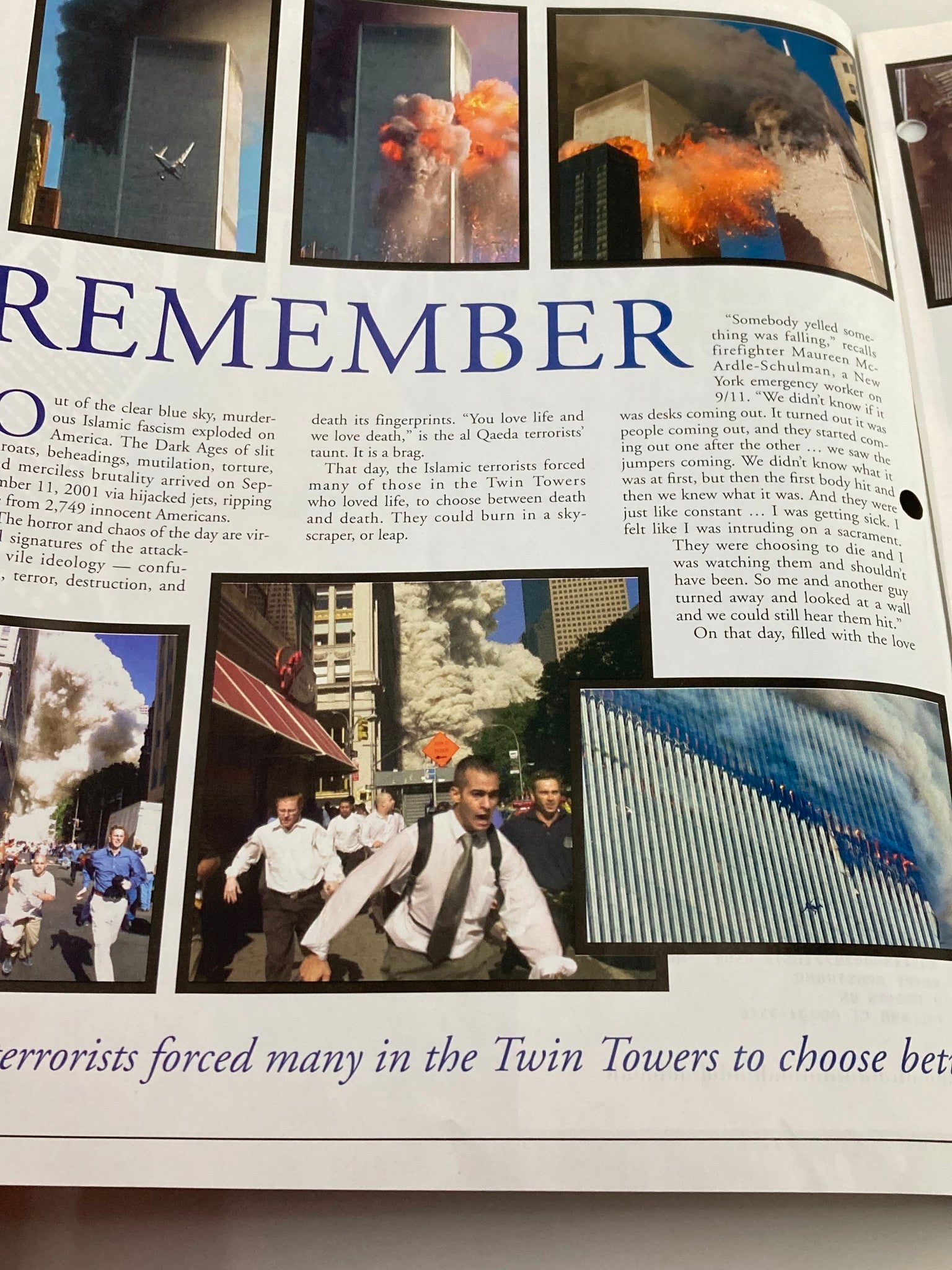 Rush Limbaugh Letter Newsletter Magazine August 2005 Remember The Twin Towers