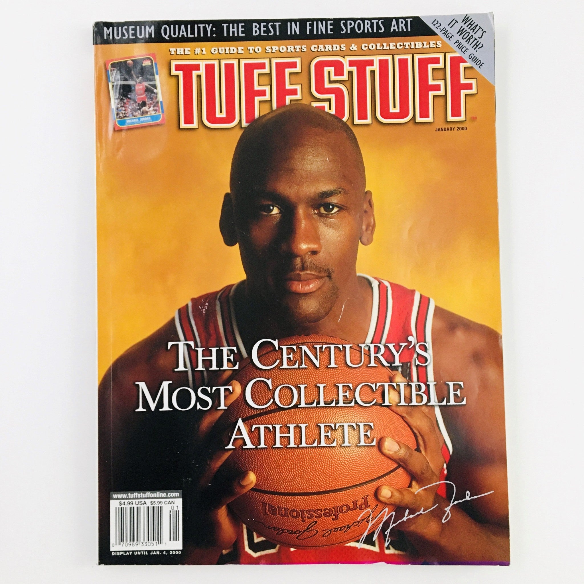 Tuff Stuff Magazine January 2000 Michael Jordan The Collectible Athlete No Label