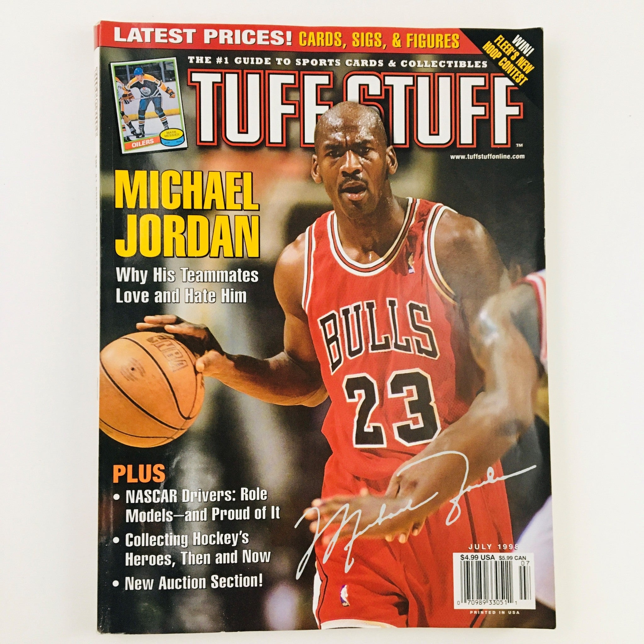 Tuff Stuff Magazine July 1998 Michael Jordan Love & Hate by Teammates No Label